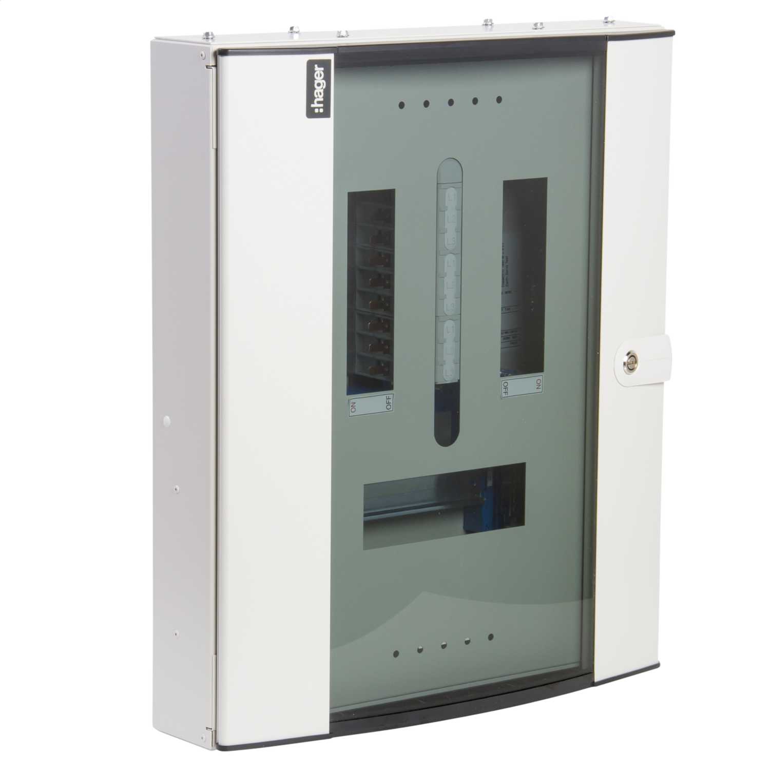 Hager 6 Way 125 Amp TP+N Type B Distribution Board without Incomer ...