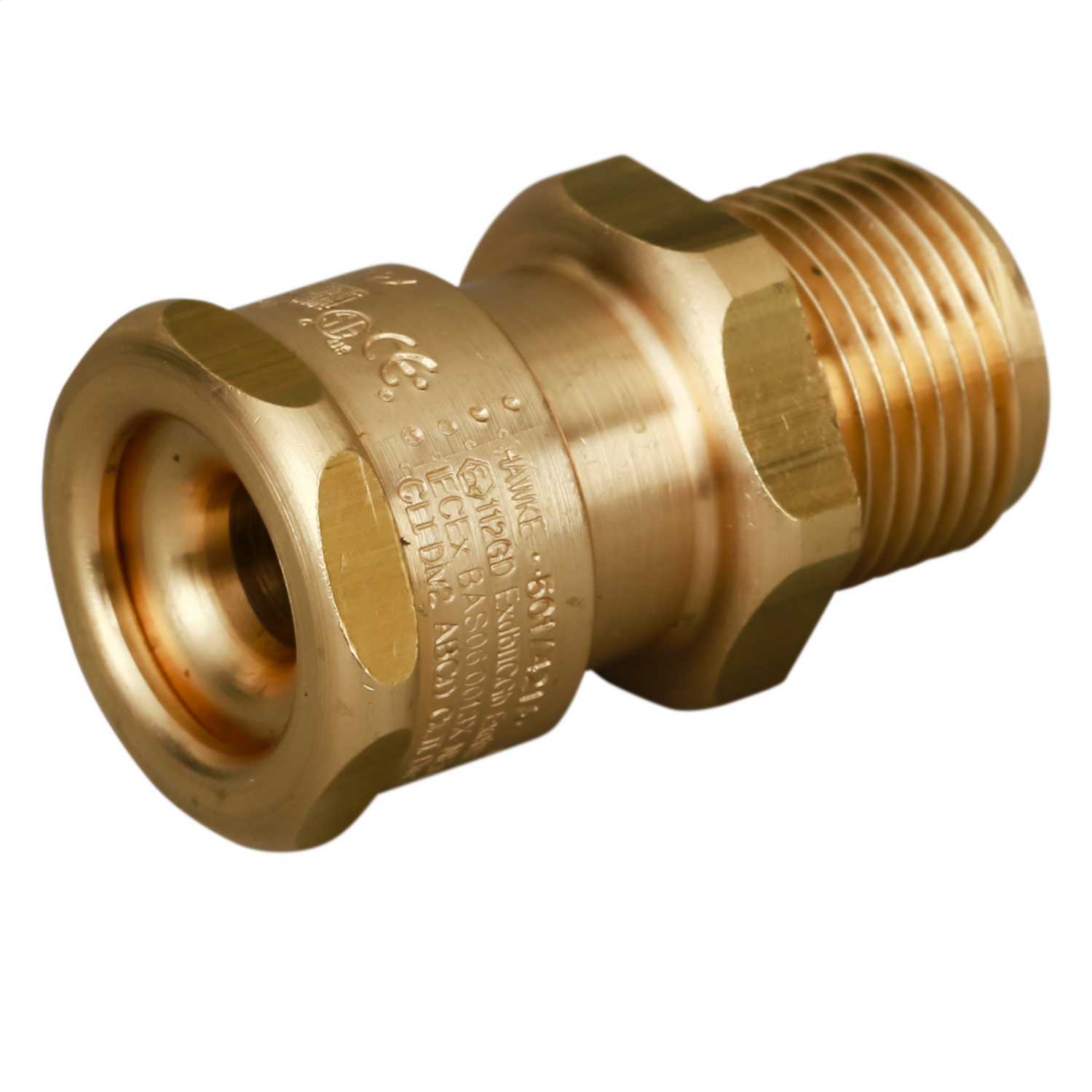 Hawke 20mm 501/421/OS Cable Gland Brass (501/421/OS/M20/B) | CEF