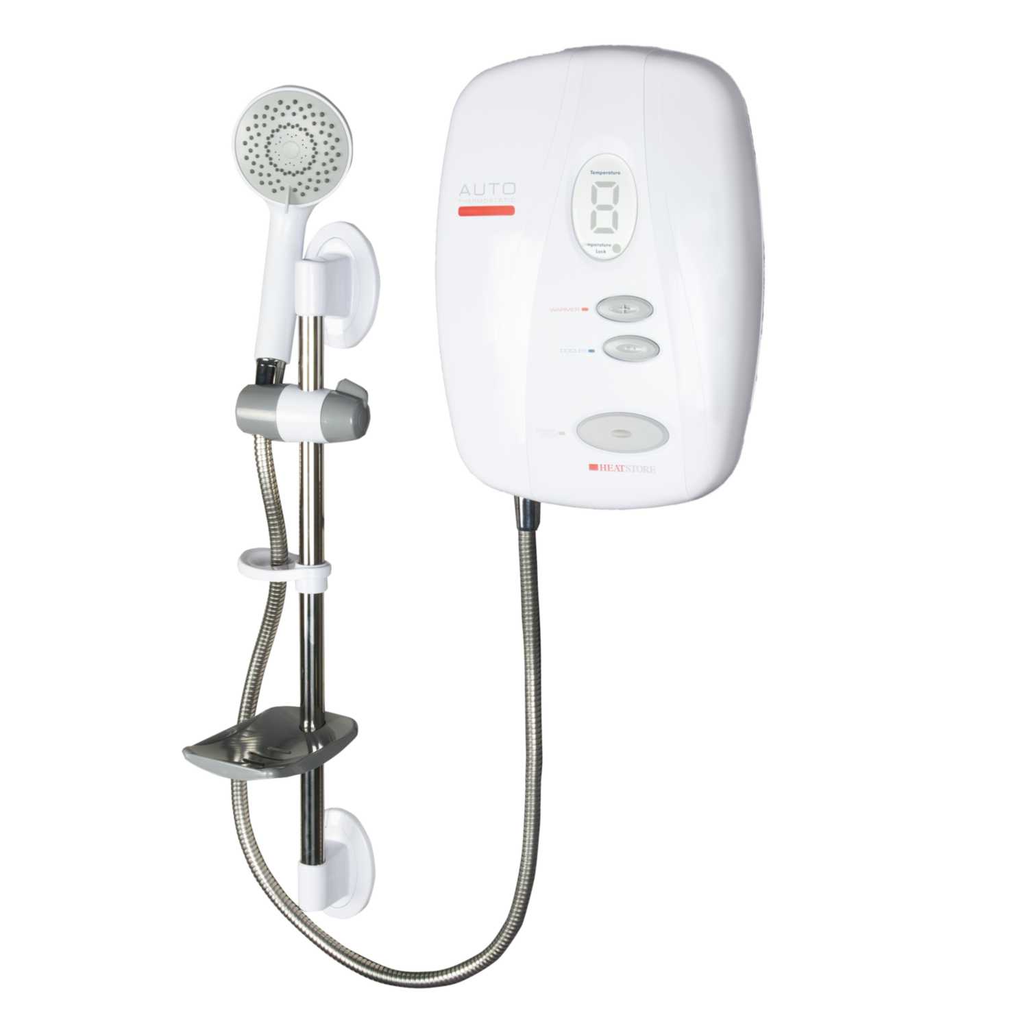 Heatstore 8.5kW Thermostatic Electric Shower White (AFT8X) CEF