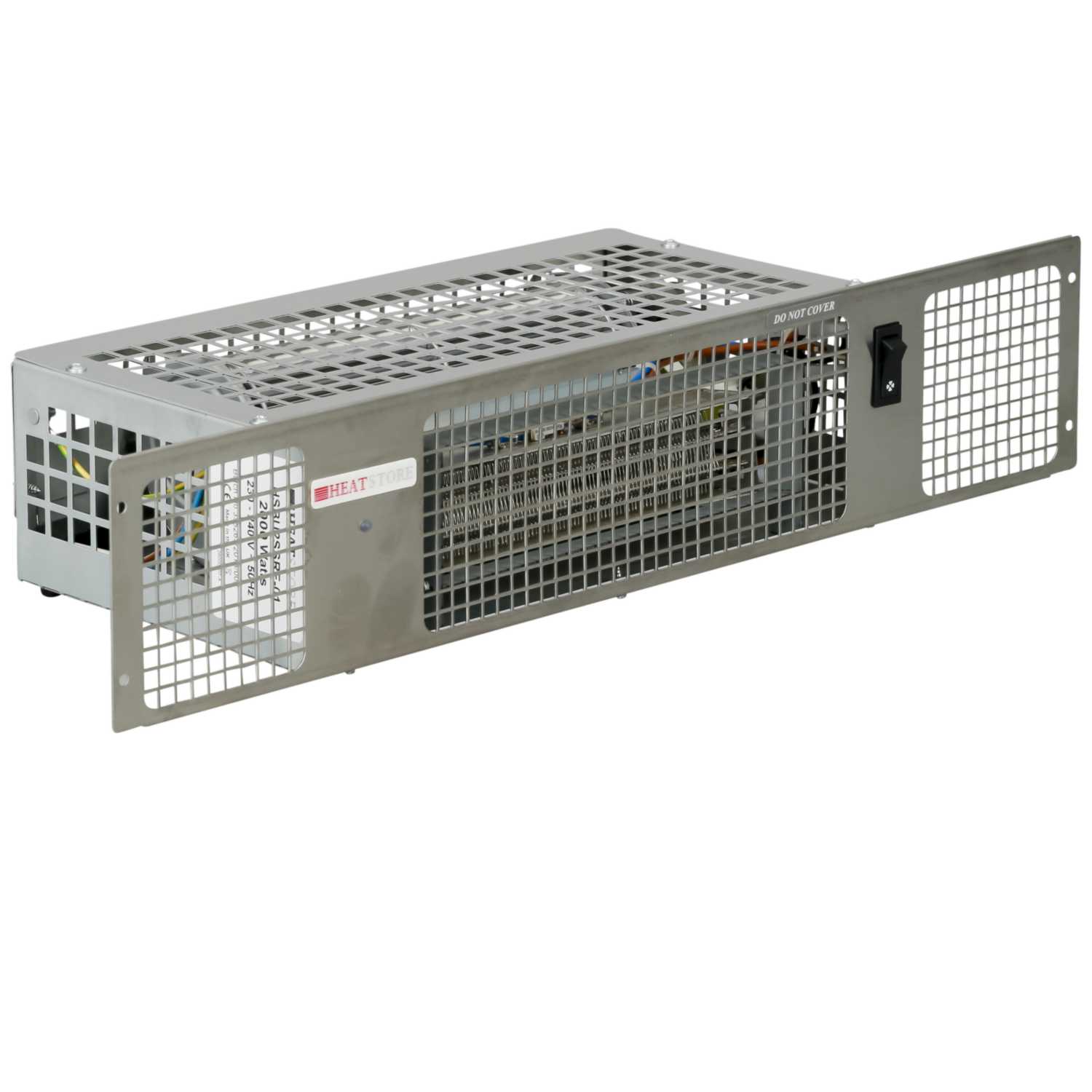 Heatstore 2kW Plinth Heater Wireless Controlled Stainless Steel