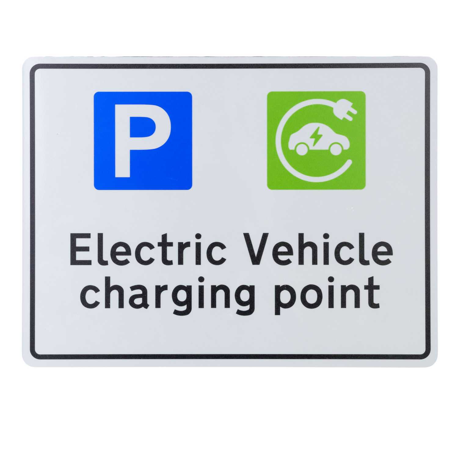 ICS 300mm x 400mm EV Charging Point Sign (ICSEVS3) CEF