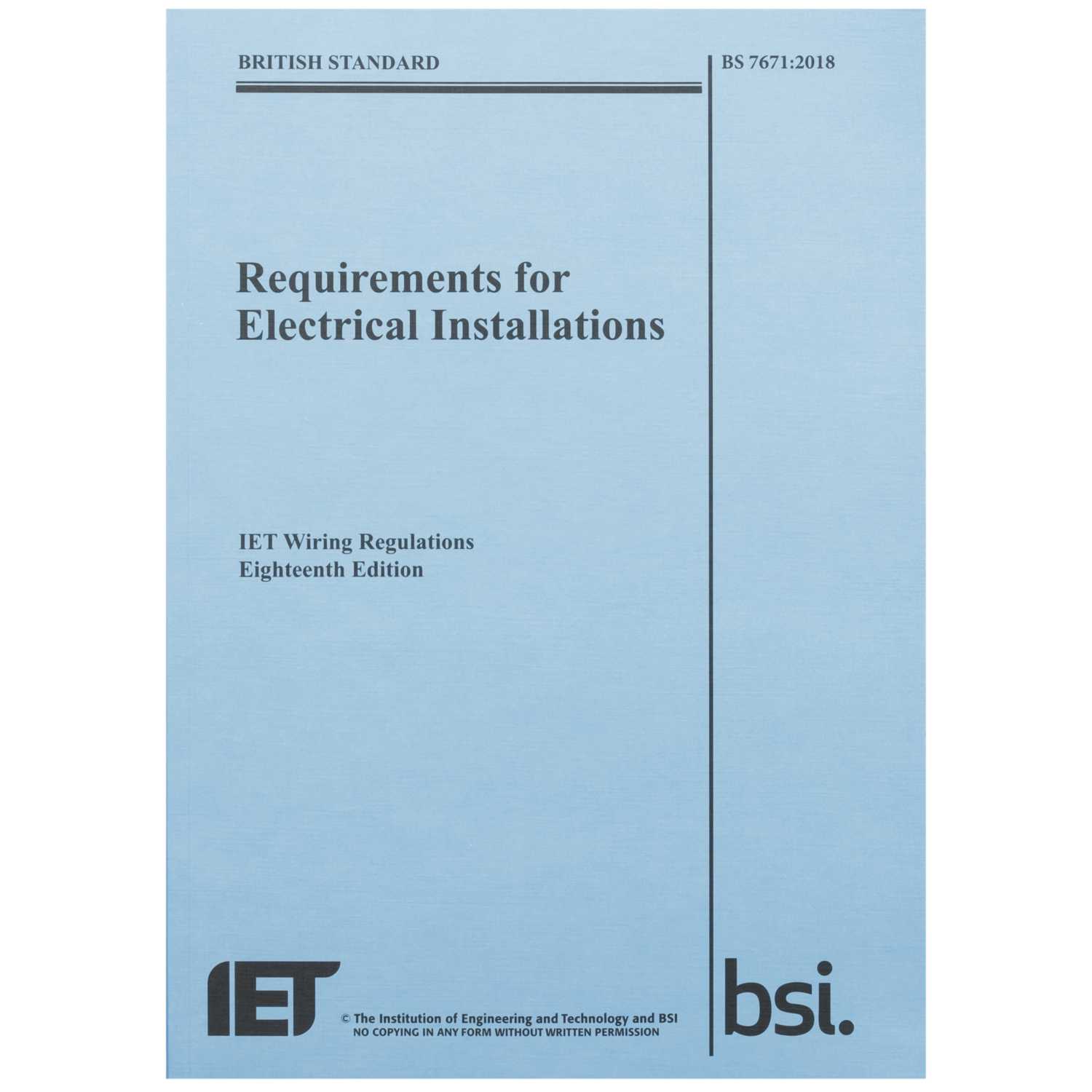 iet wiring regulations 18th edition book