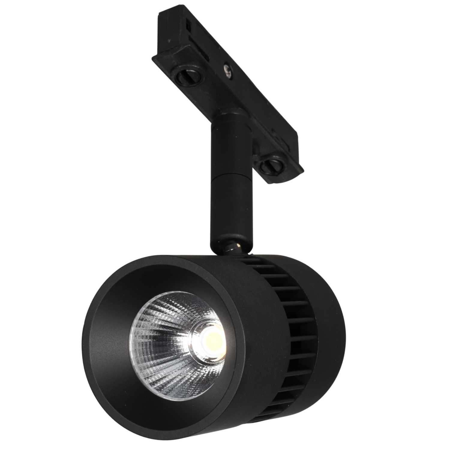 Illuma 6.3W Marktrack 15° LED Track Mounted Spotlight Black 3000K