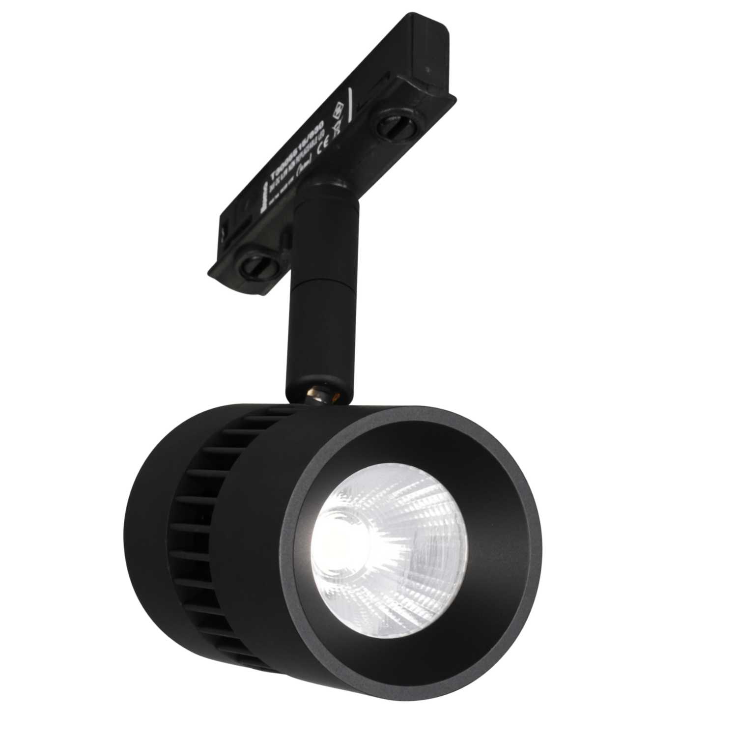 Illuma 6.3W Marktrack 15° LED Track Mounted Spotlight Black 3000K