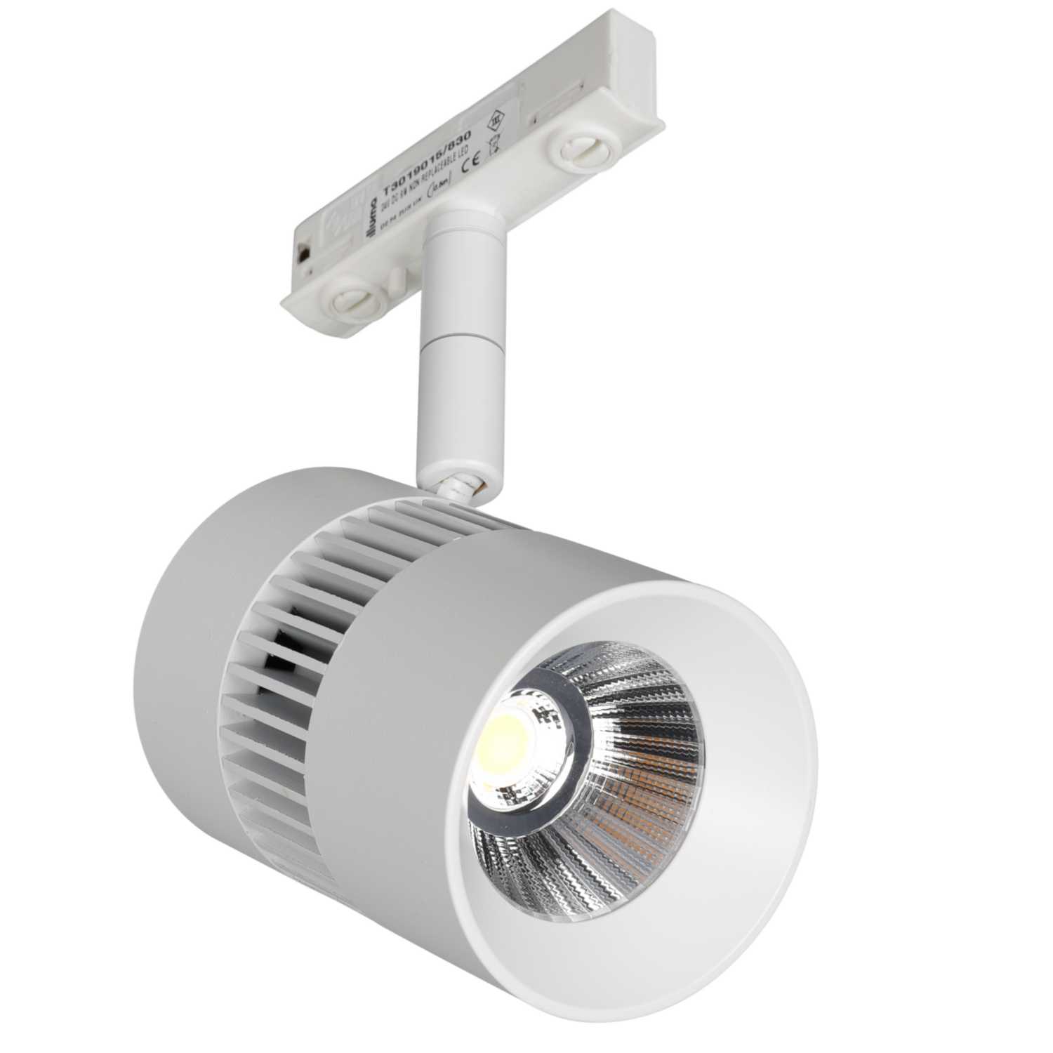 Illuma 9W Marktrack 38° LED Track Mounted Spotlight White 3000K