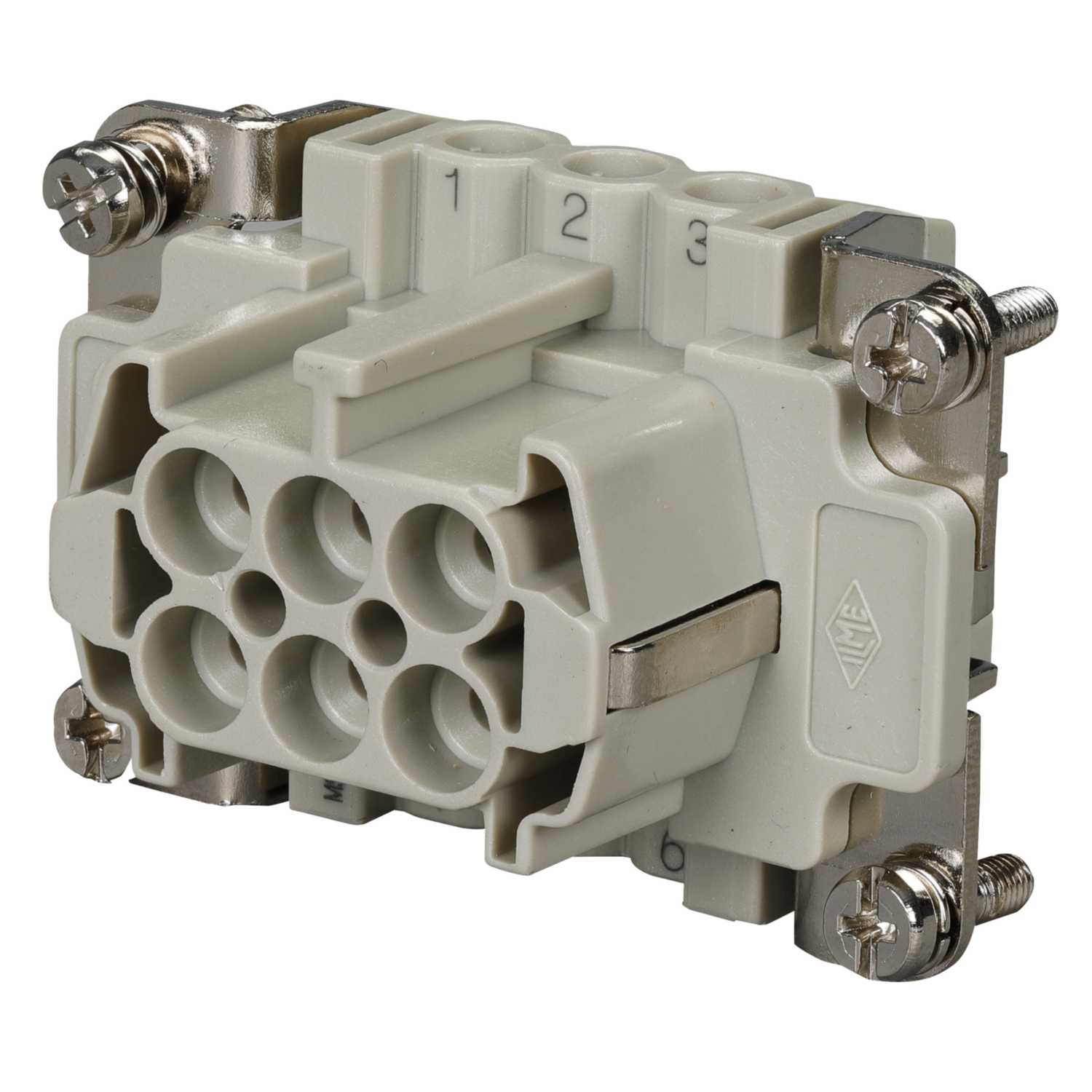 Ilme 16A 6 Pole + E Female Insert for Screw Terminal Connectors (16