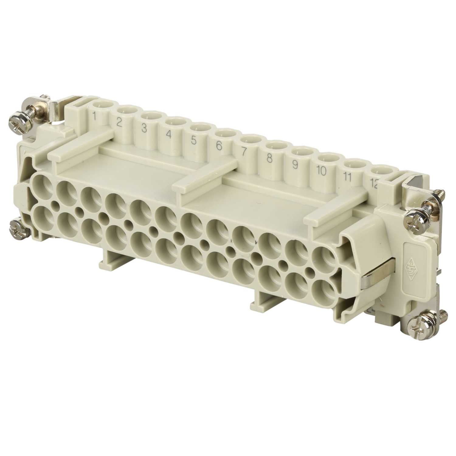 Ilme 16A 24 Pole + E Female Insert for Screw Terminal Connectors (124