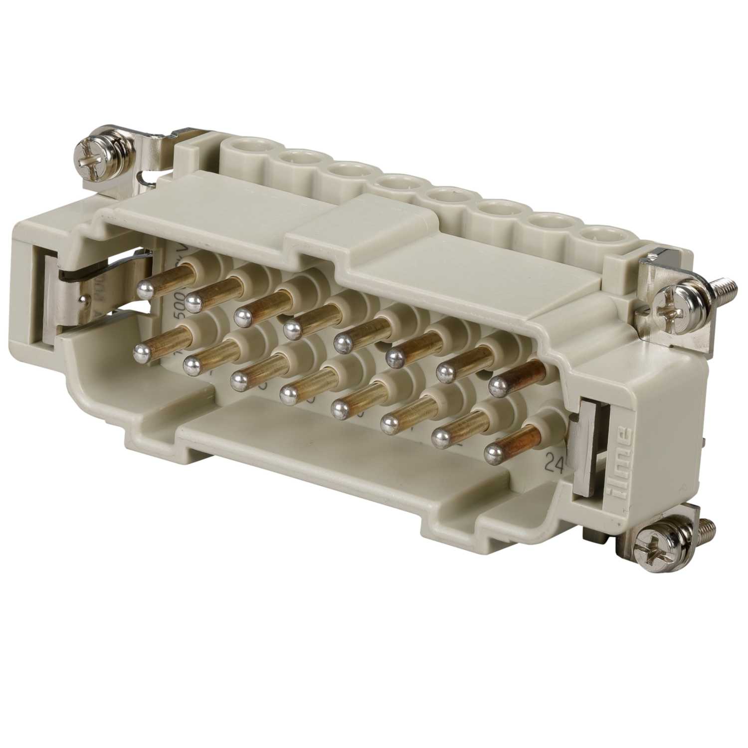 Ilme 16A 16 Pole + E Male Insert Screw Terminal Connector (CNEM16TN) CEF