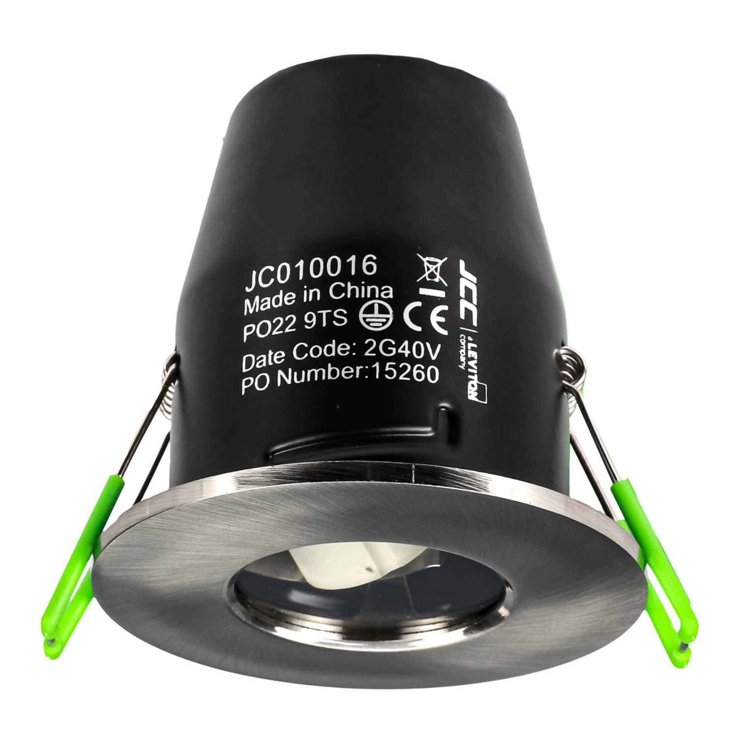 JCC Fireguard Next Generation GU10 Fire Rated IP65 Downlight Brushed ...