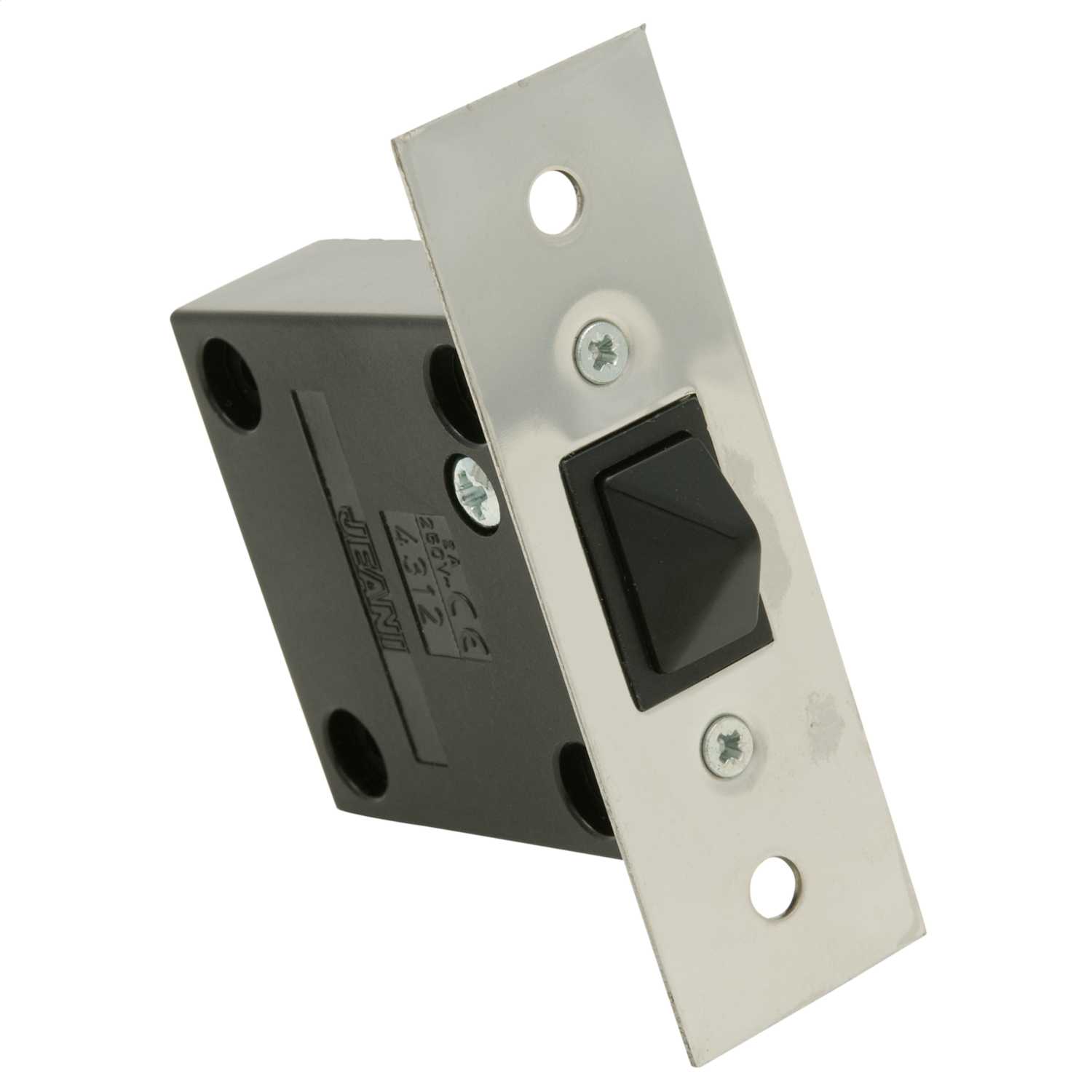 Jeani 2A Flush Push to Break Door Switch Chrome (Sold in 1's) (141WBC