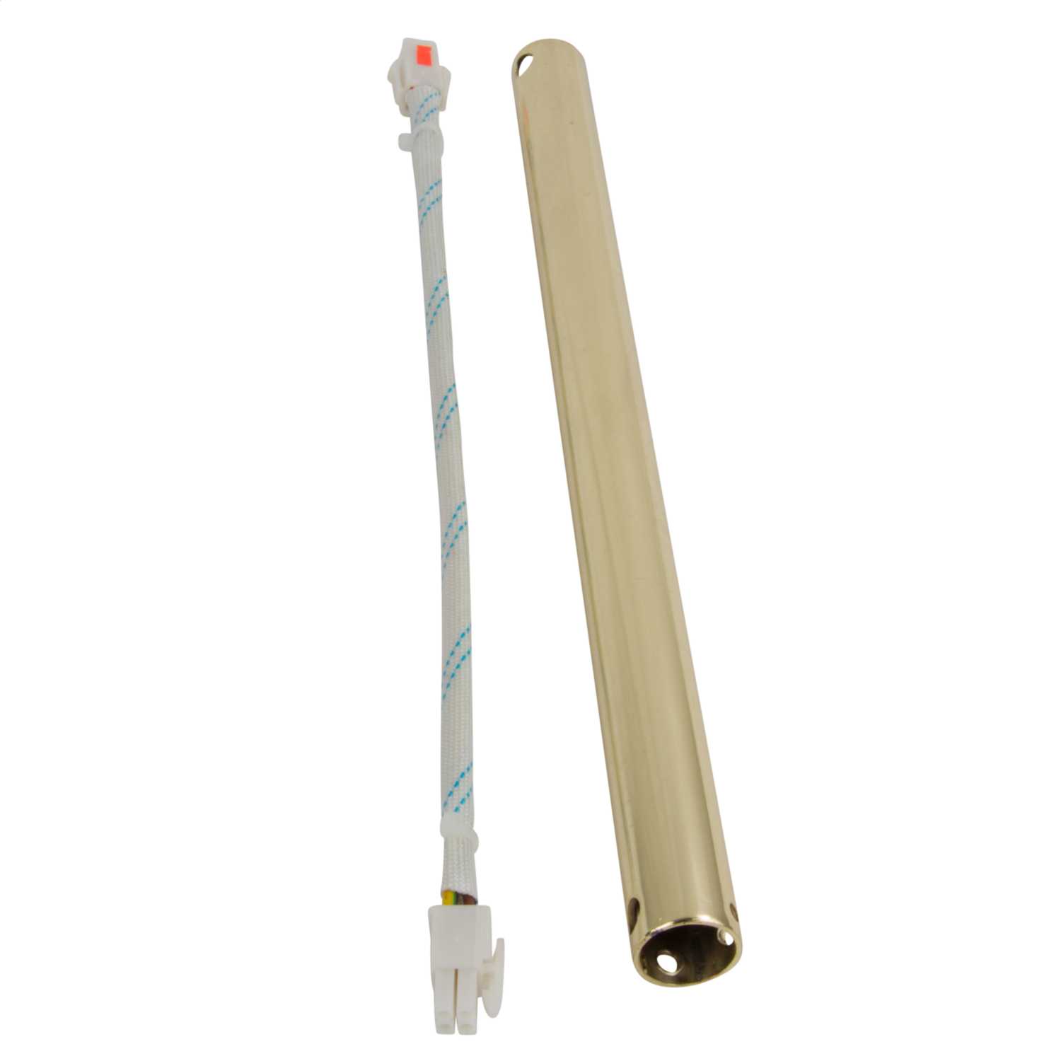 Westinghouse Lighting 12" Ceiling Fan Drop Down Rod Polished Brass