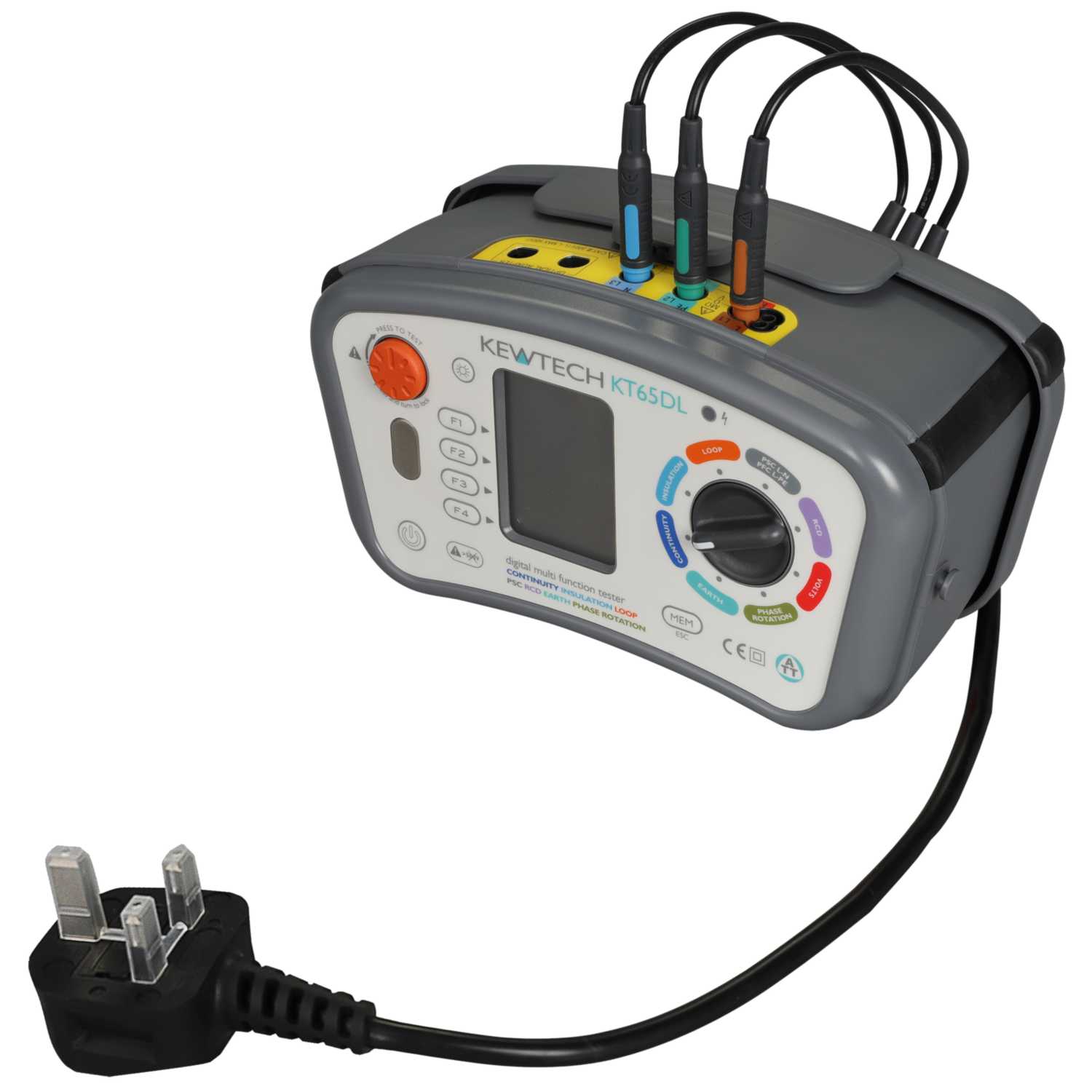 Kewtech KT65DL 8in1 Multifunction Installation Tester (KT65DL) CEF