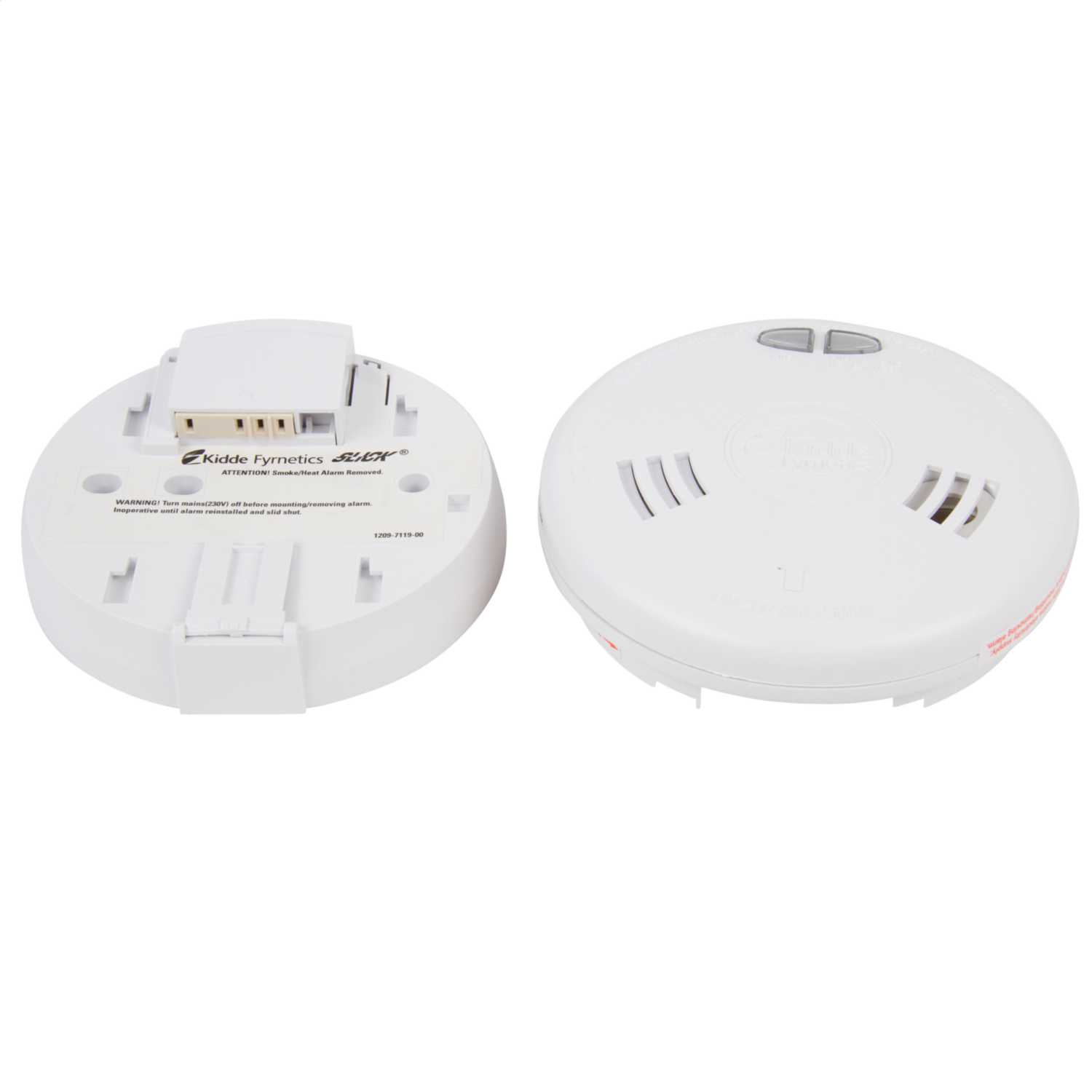 Kidde 230v Mains Optical Smoke Alarm Fast Fit With Alkaline Battery 2sfw Cef