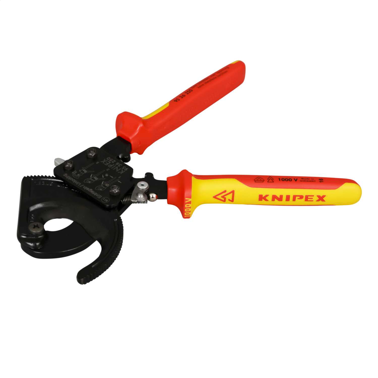 Knipex 250mm Ratchet Cable Cutters (95 36 250) CEF