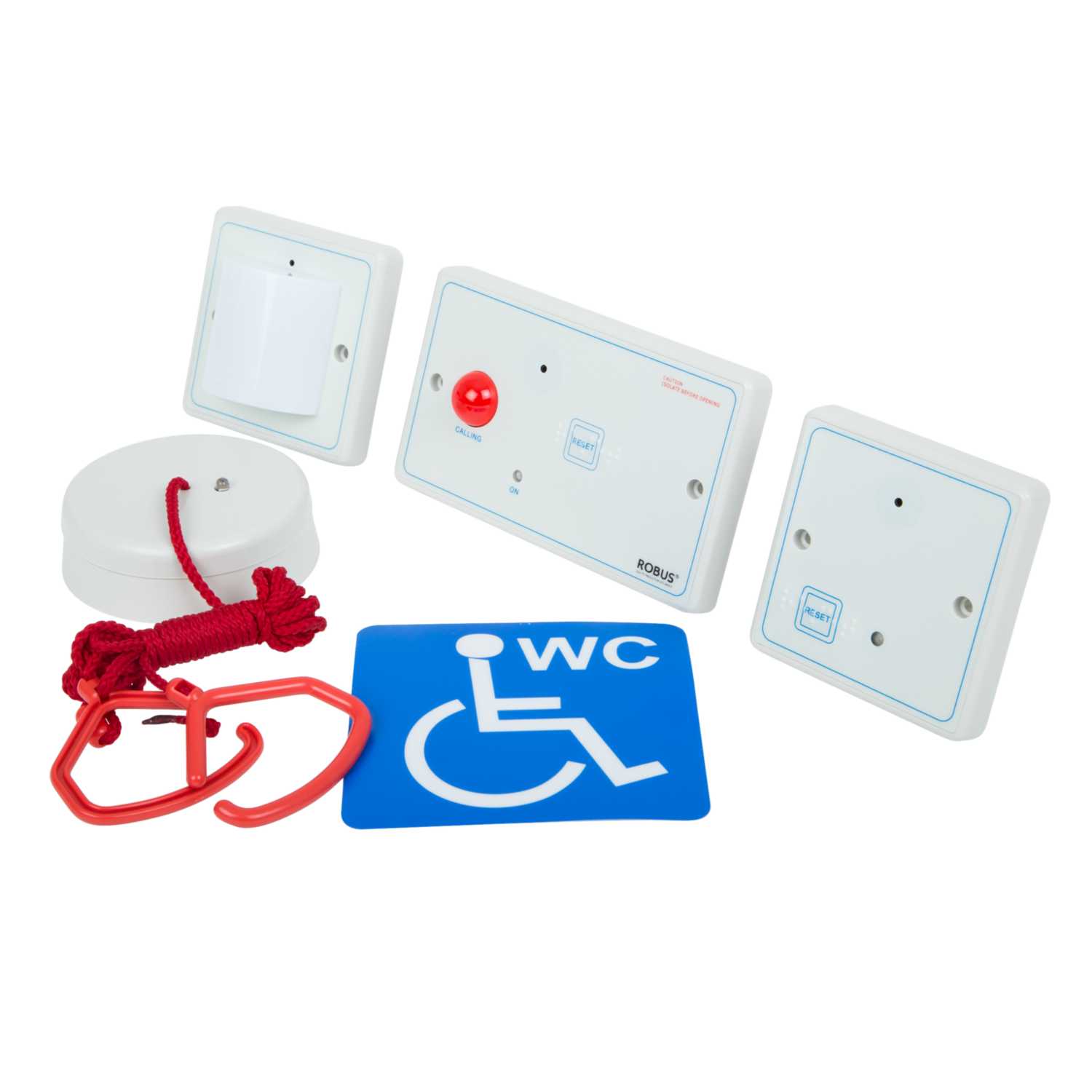 Robus Single Zone Disabled Toilet Alarm Kit (RDPTA01) CEF