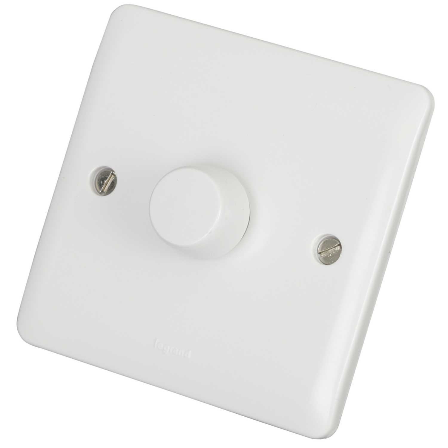 Legrand 400W 1 Gang 2 Way Rotary Dimmer White (730156) CEF