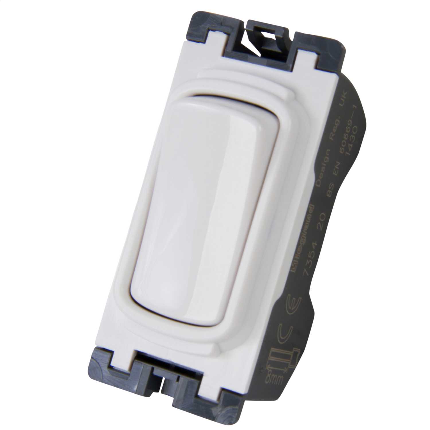 Legrand 20A Double Pole Grid Switch (735420) CEF