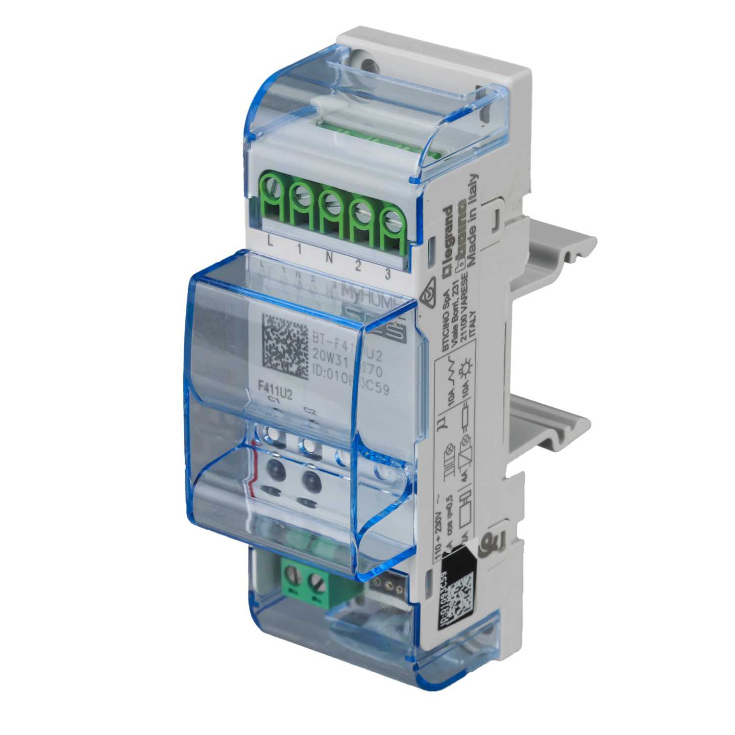 Legrand Myhome 10a 2 Relay Switch Actuator F411u2 Cef