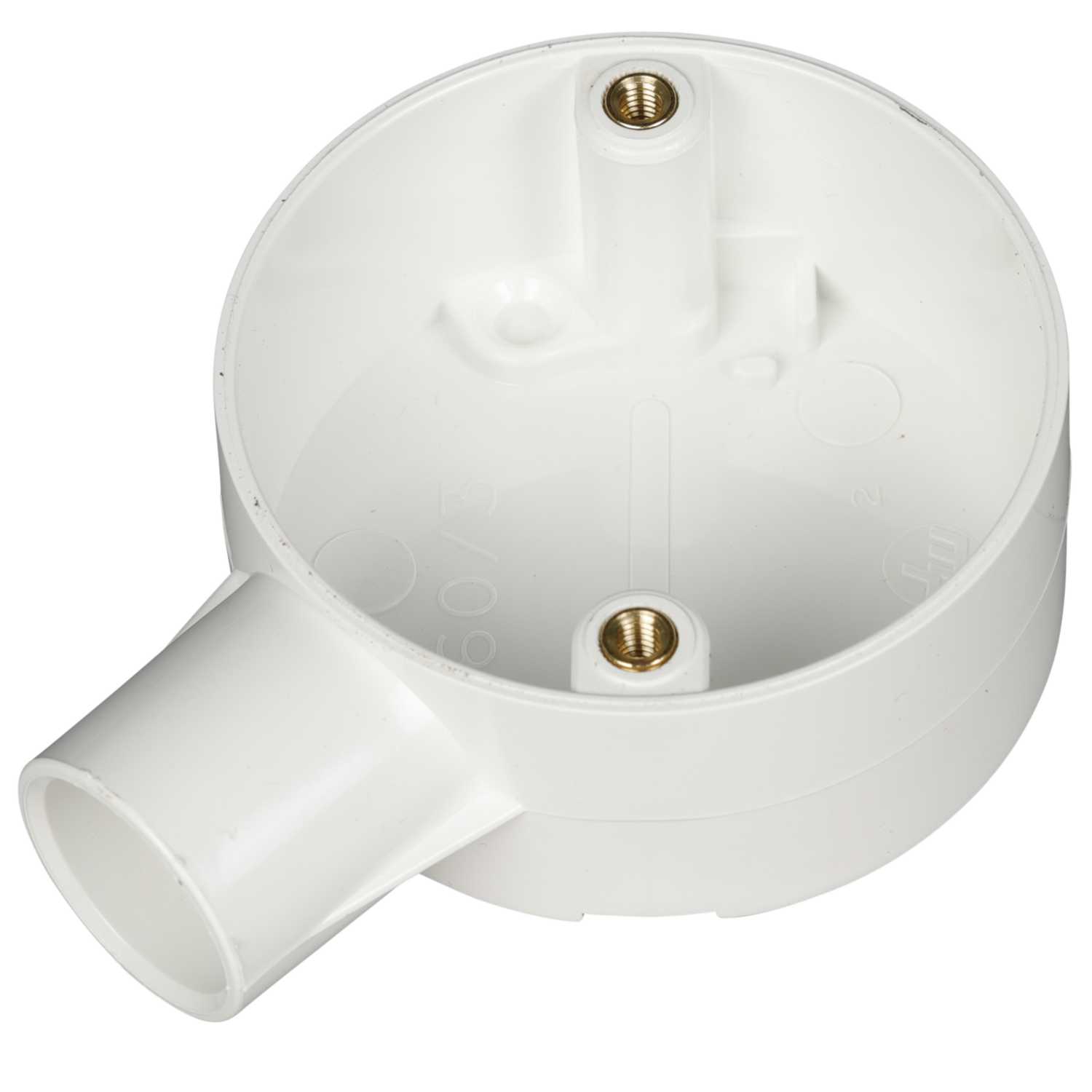 Marshall Tufflex 20mm PVC Conduit Terminal Box White (Sold in 1's