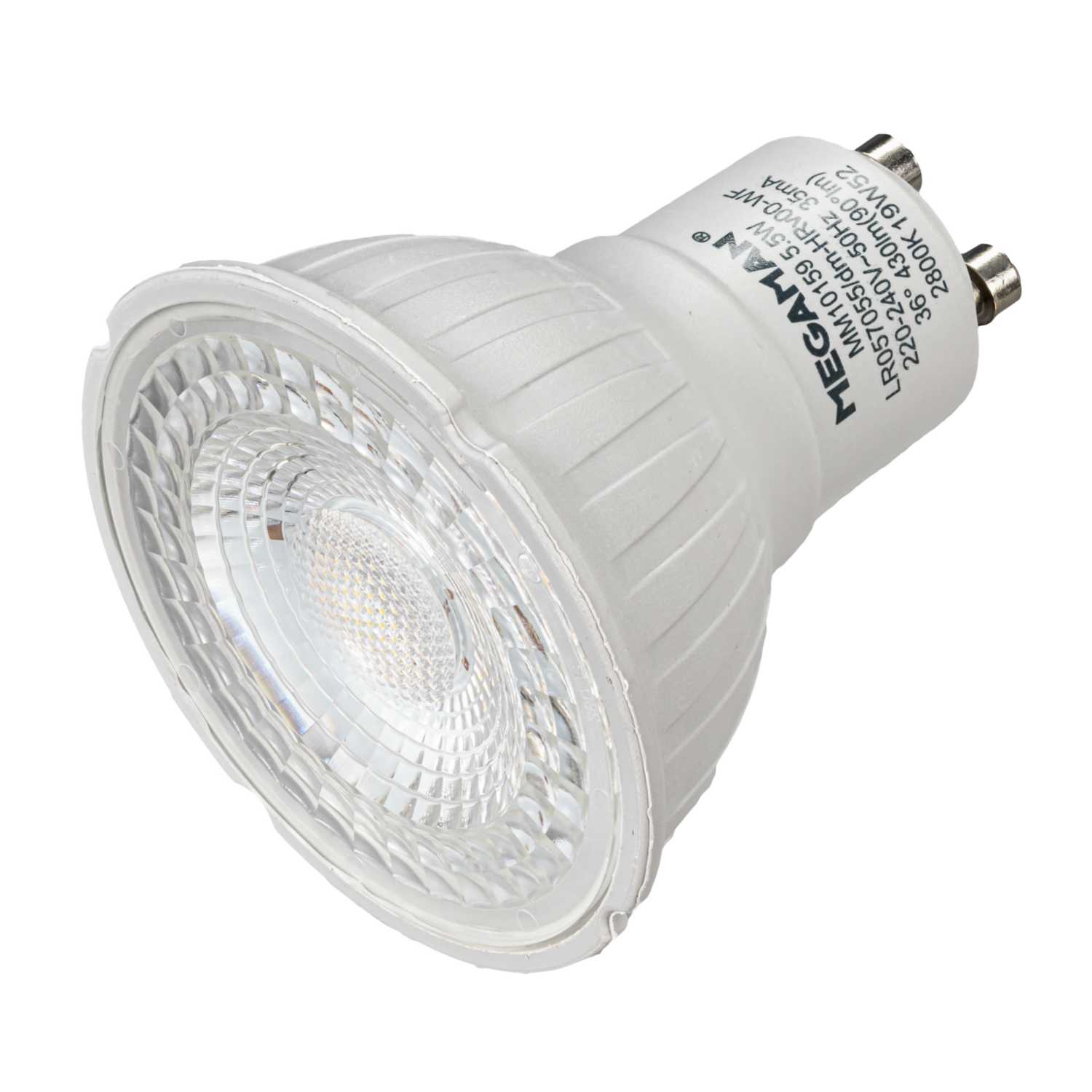 Megaman Professional 5 5w Gu10 Led Dimmable Lamp 2800k 140504 Cef