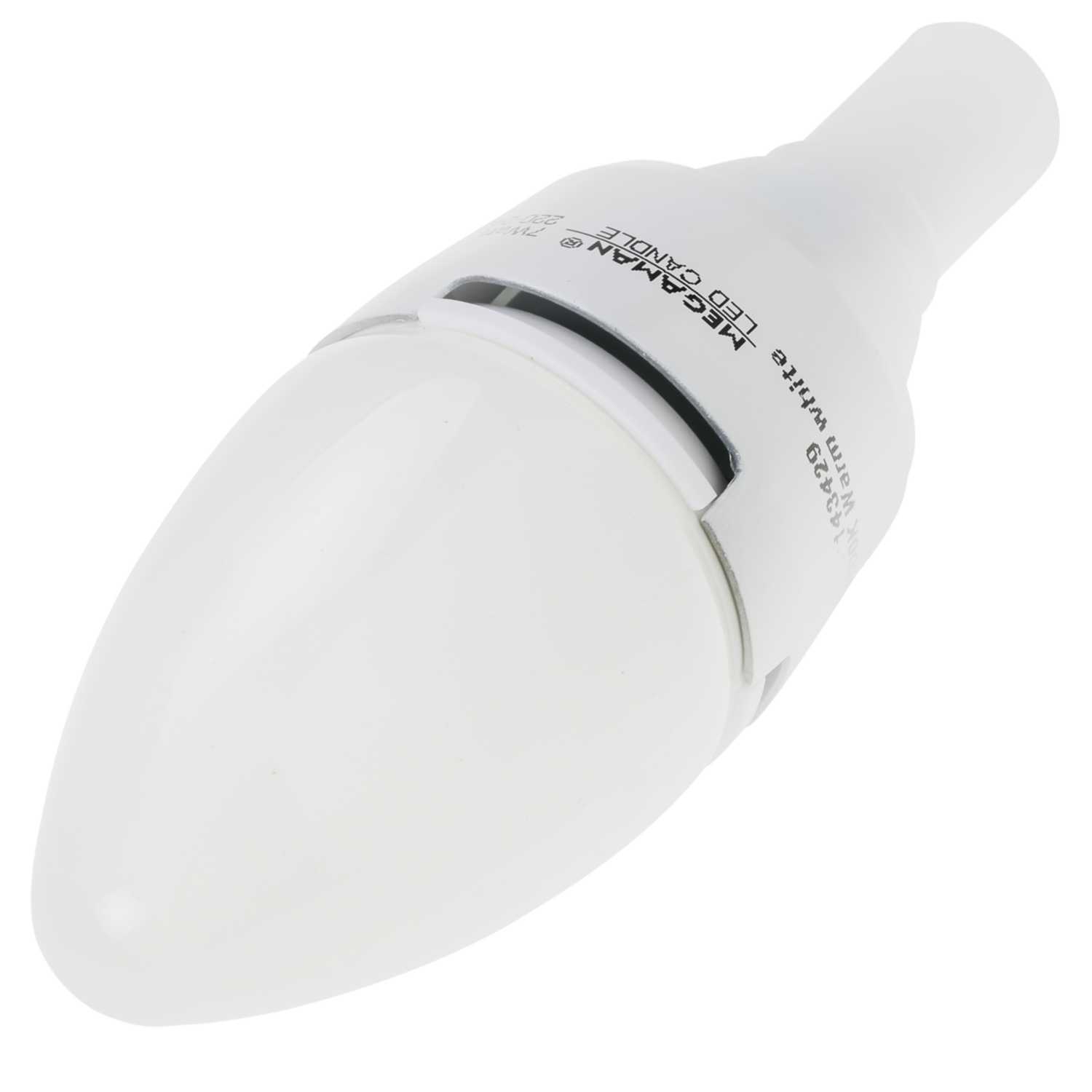 Megaman 7W SBC LED Dimmable Candle Lamp Opal 2800K (143429) CEF