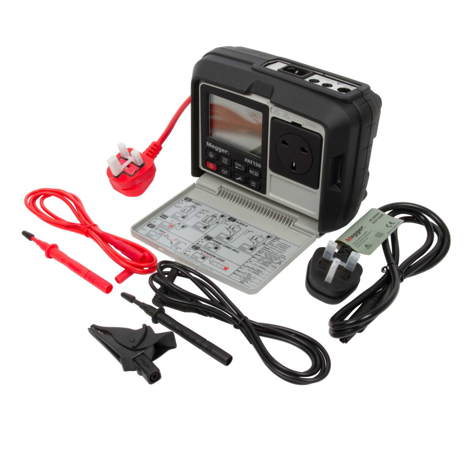 Megger Pat150 Battery Powered Hand Held Portable Appliance Tester 