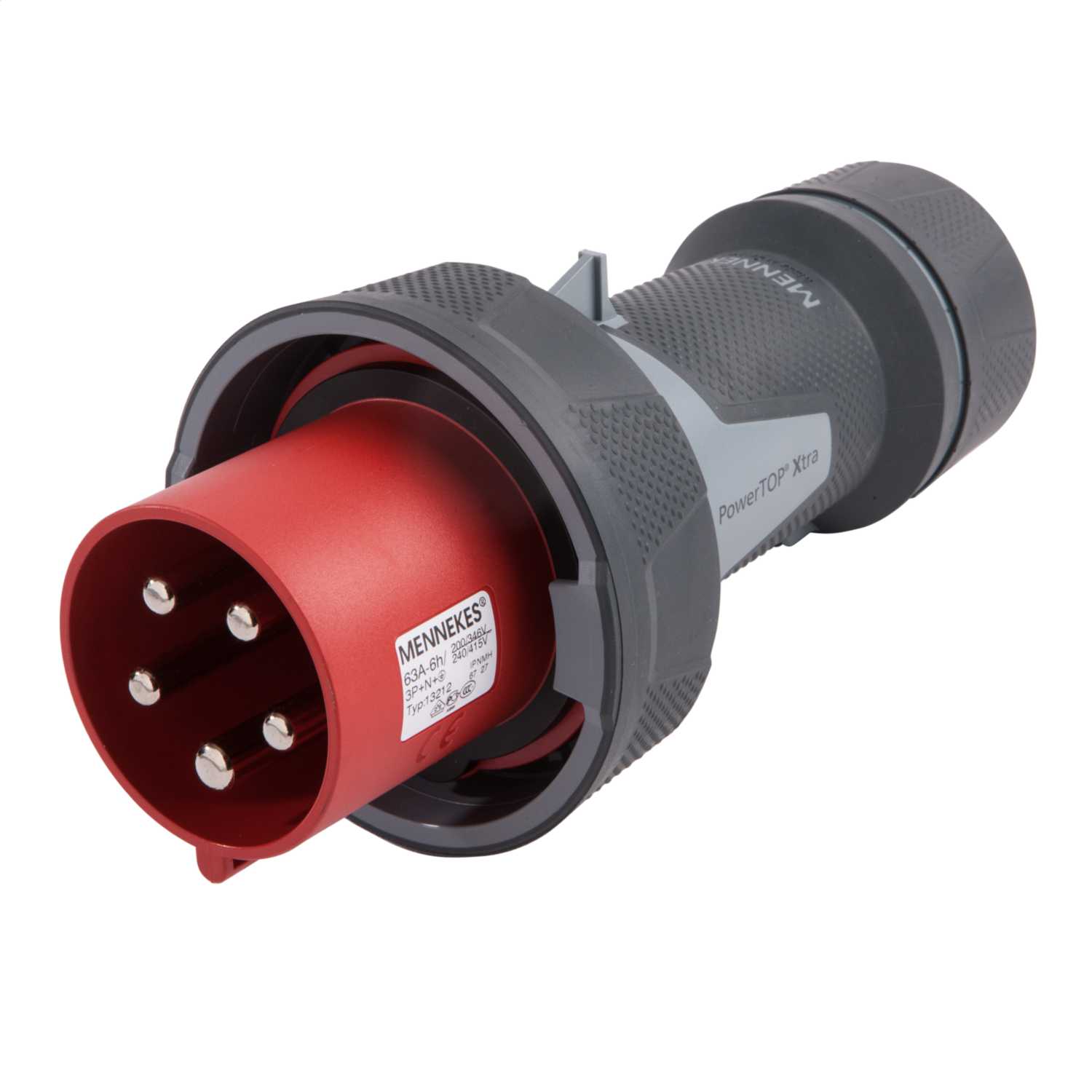 Mennekes PowerTOP® Xtra 63A 3P+N+E 400V Plug IP67 (13212) | CEF