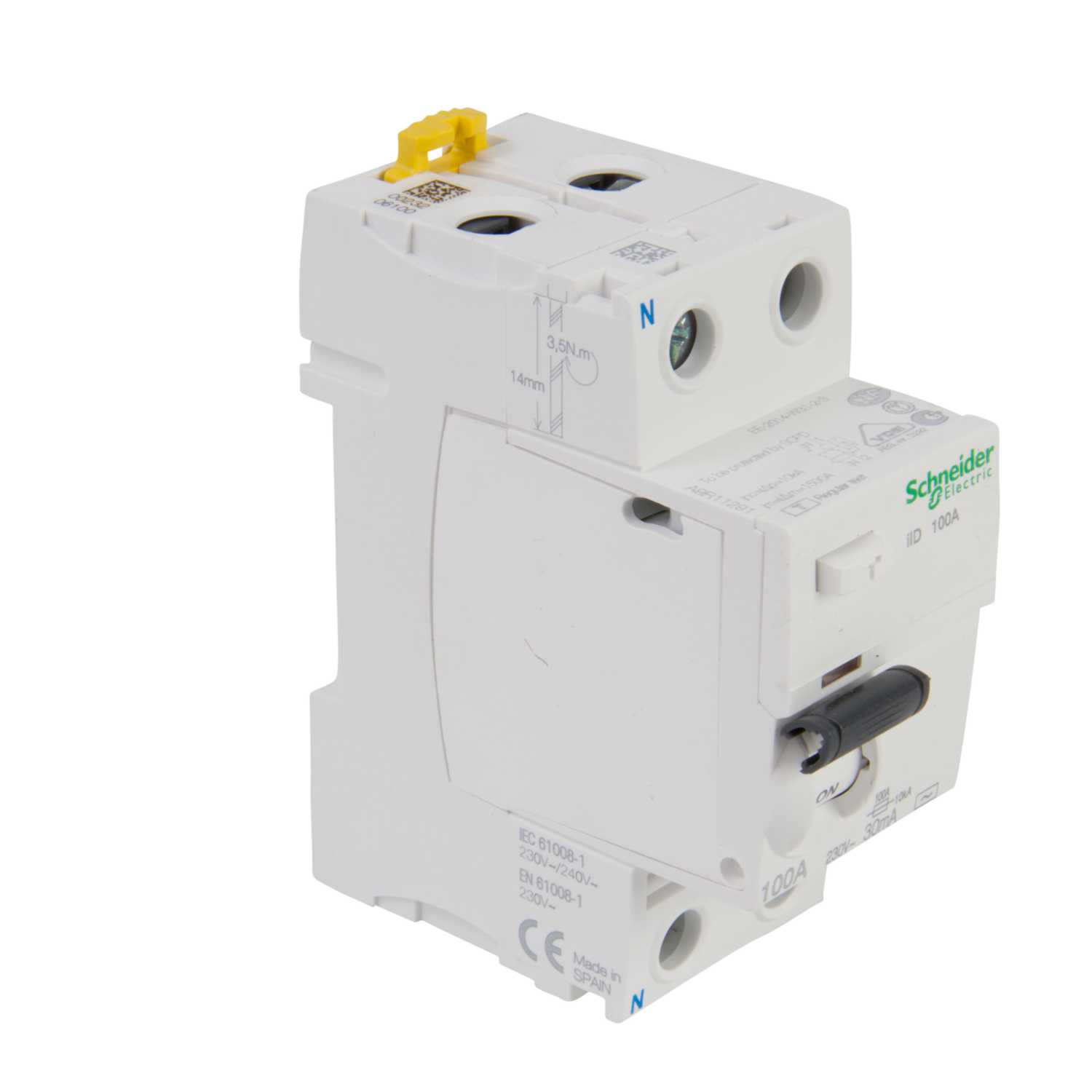 Schneider Acti9 100A 2 Pole 30mA Type AC RCD (A9R11291) CEF