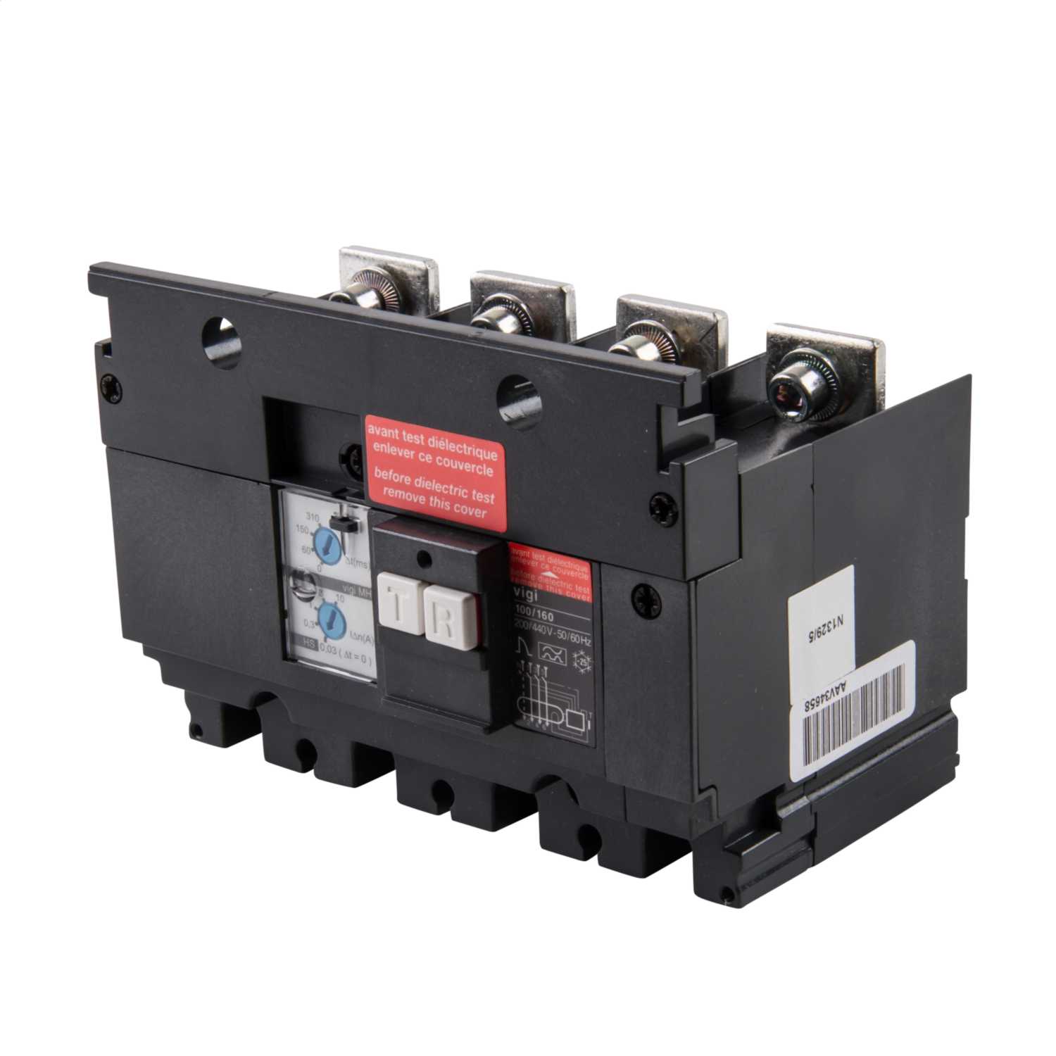 Schneider Merlin Powerpact 4 10,000mA 4 Pole 200440V AC Earth Leakage