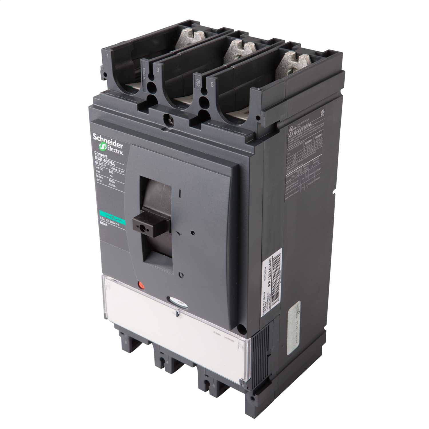 Schneider Merlin 400A TP Switch Disconnector NSX400NA Black (LV432756