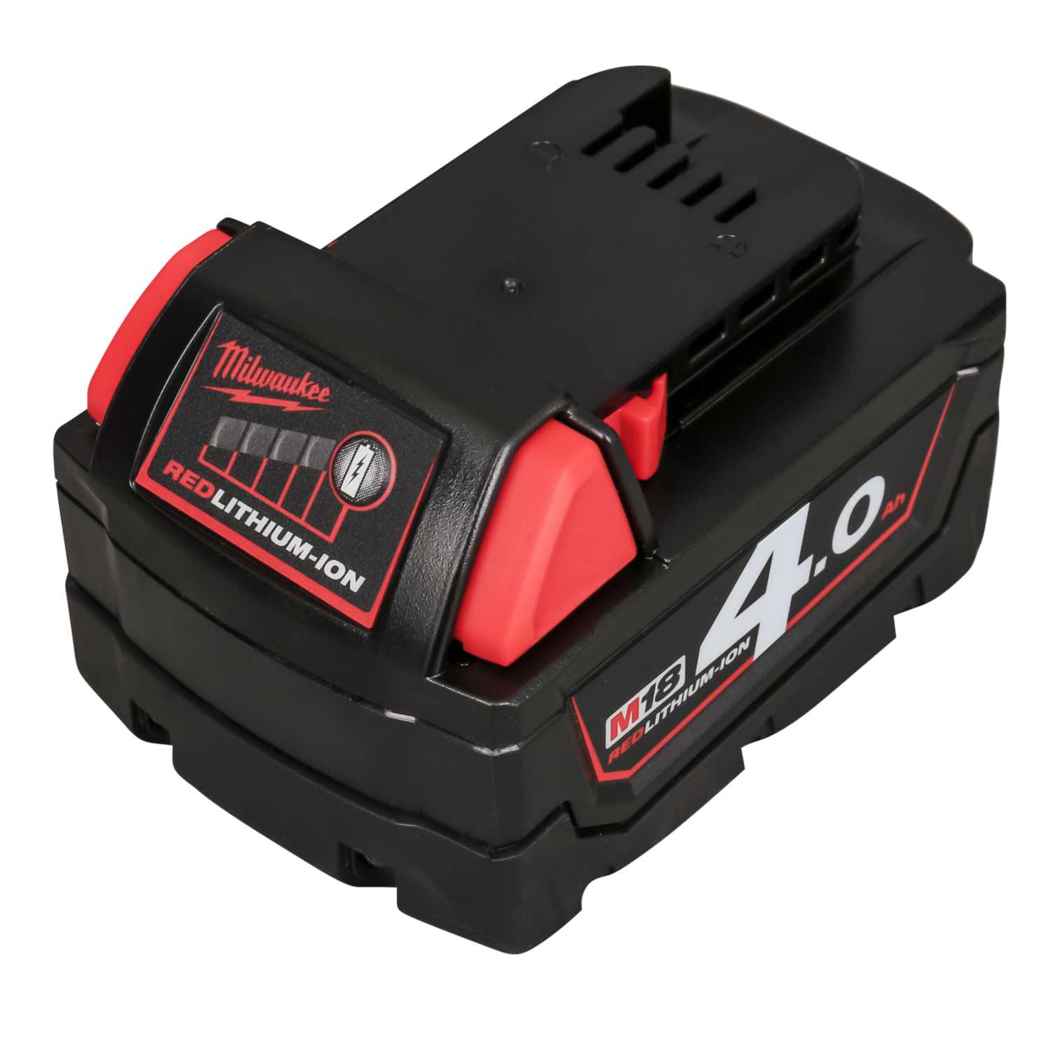 Milwaukee M18 B4 18V 4.0Ah Red Lithium-Ion Battery (4932430063) | CEF