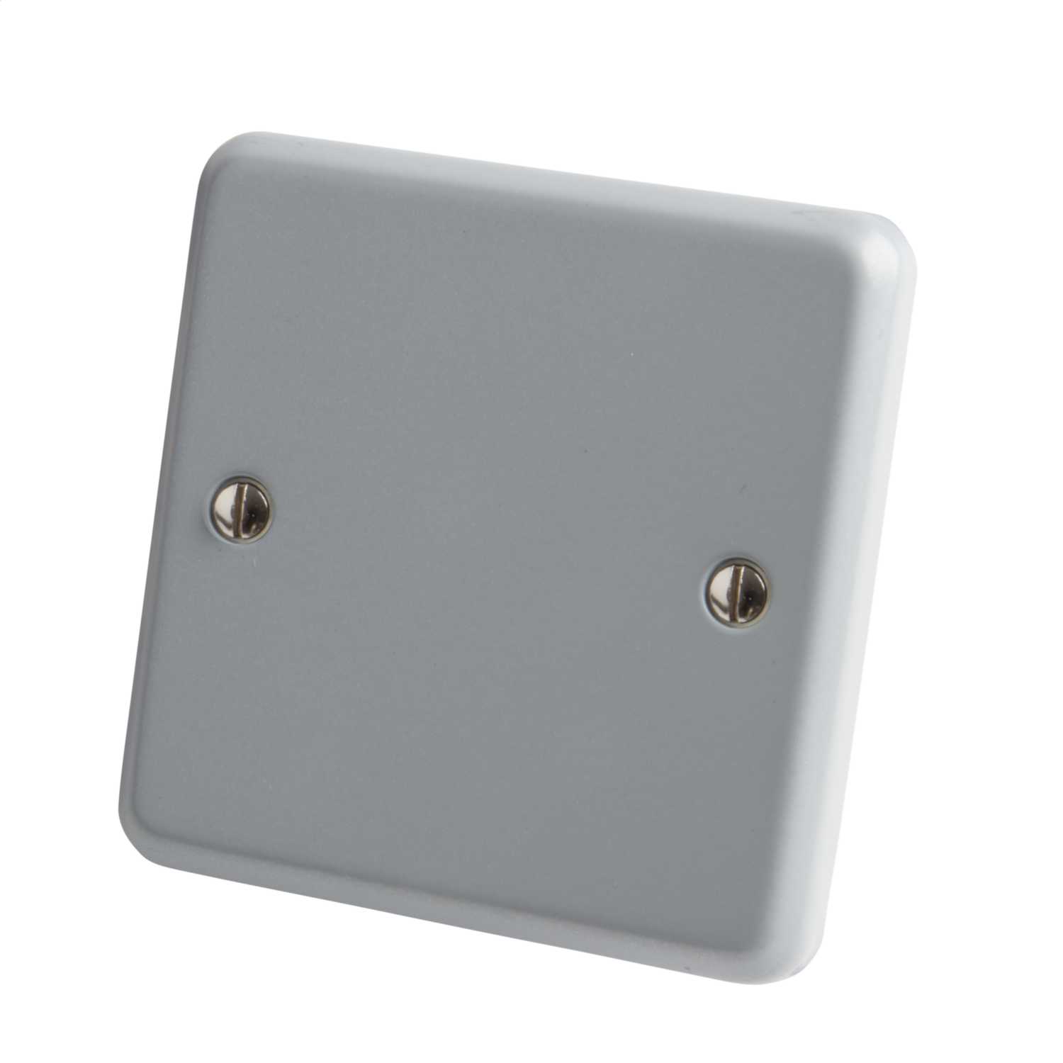 MK Metalclad Plus 1 Gang Blank Plate Metal Clad (K3390ALM) | CEF