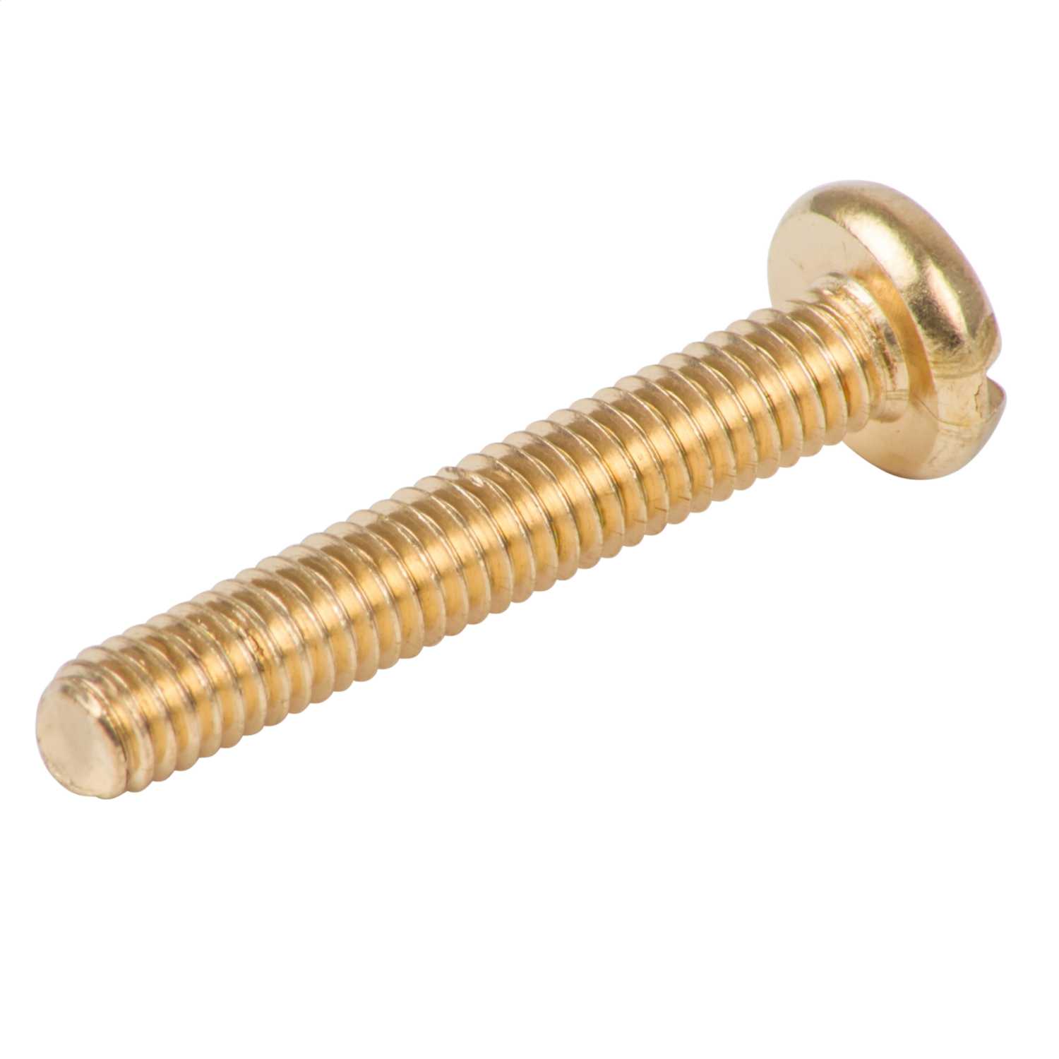 Olympic Fixings M4 x 25mm Pan Head Slot Screws Brass (Pack of 100) (216 ...