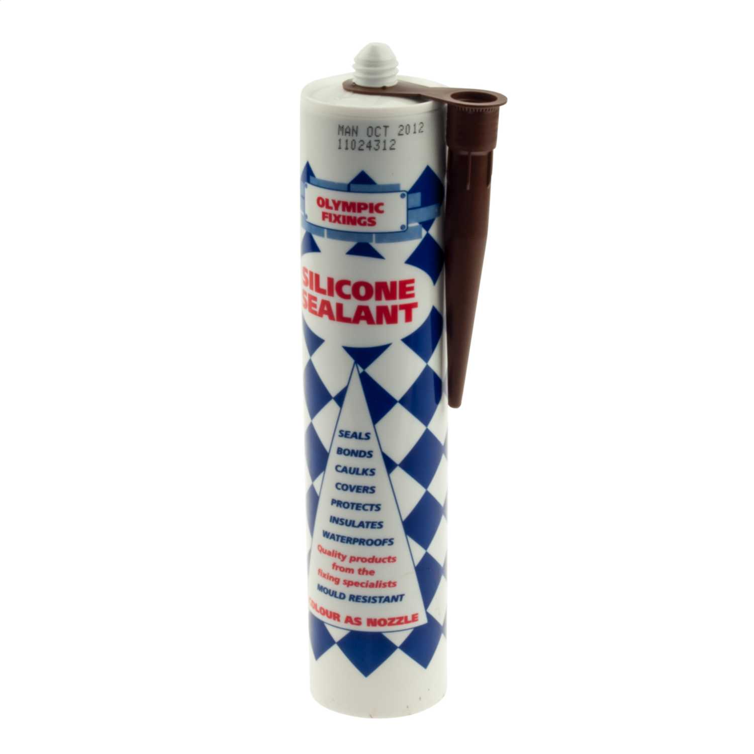 Olympic Fixings C3 Silicone Sealant Brown (238502015) CEF