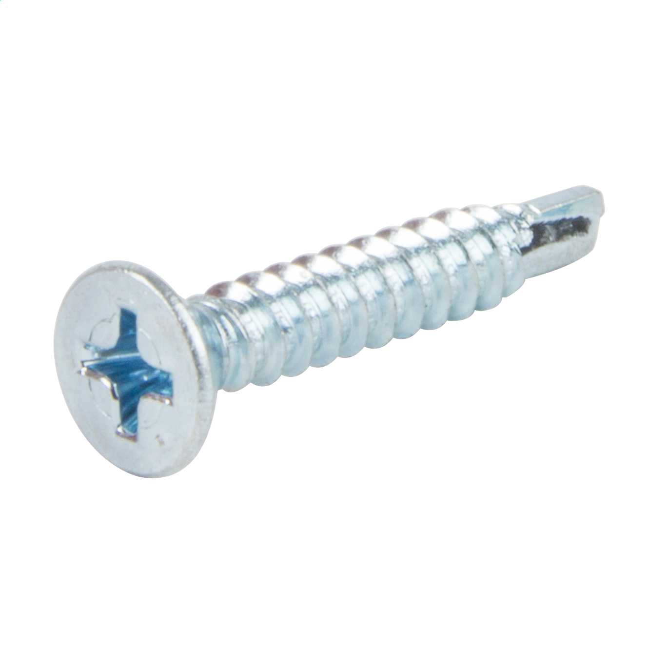 Orbix 4.2 x 20 Countersunk Self Drilling Screws BZP (Pack of 100) (DSCSK4.2X20) CEF