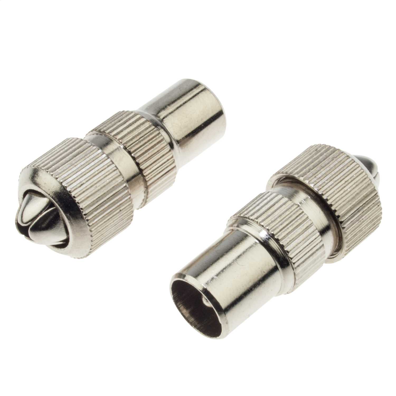 Philex Metal Coaxial Plug (Pack of 2) (19100HS2) CEF