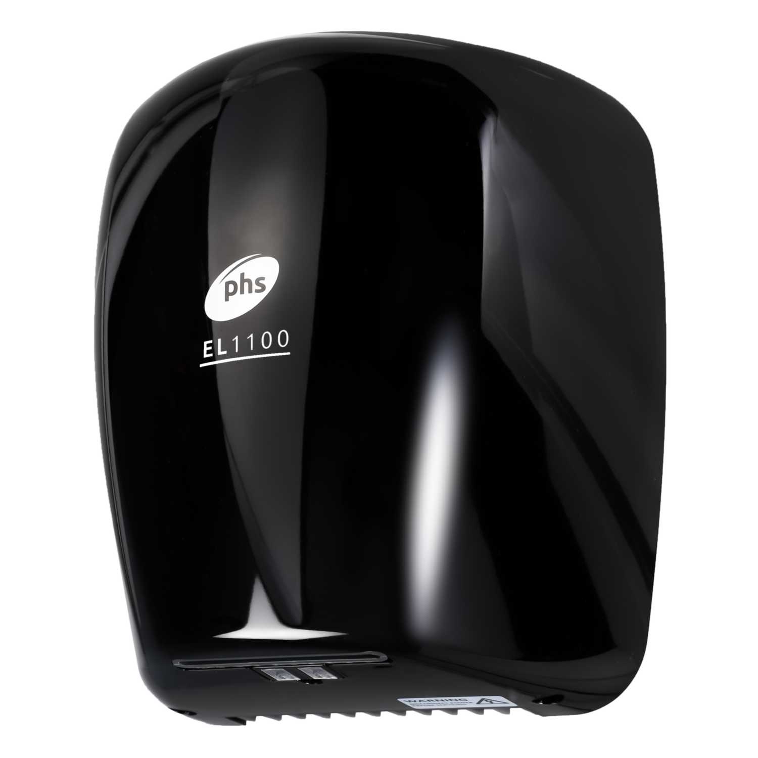 PHS Warner Howard 1.1kW EL1100 Low Energy Automatic Hand Dryer Black