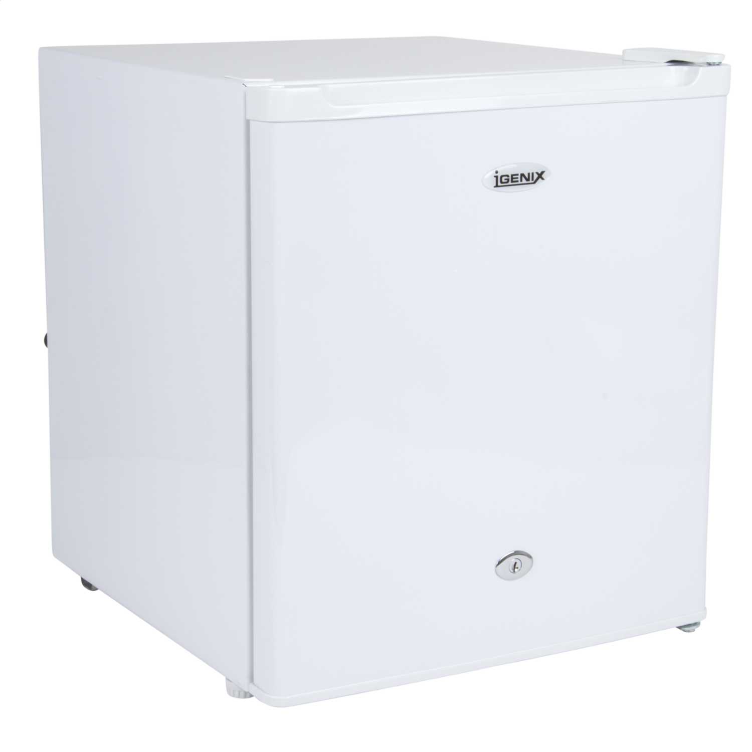 Igenix 47 Litre 44cm Counter Top Fridge with Lock White (IG3711) CEF