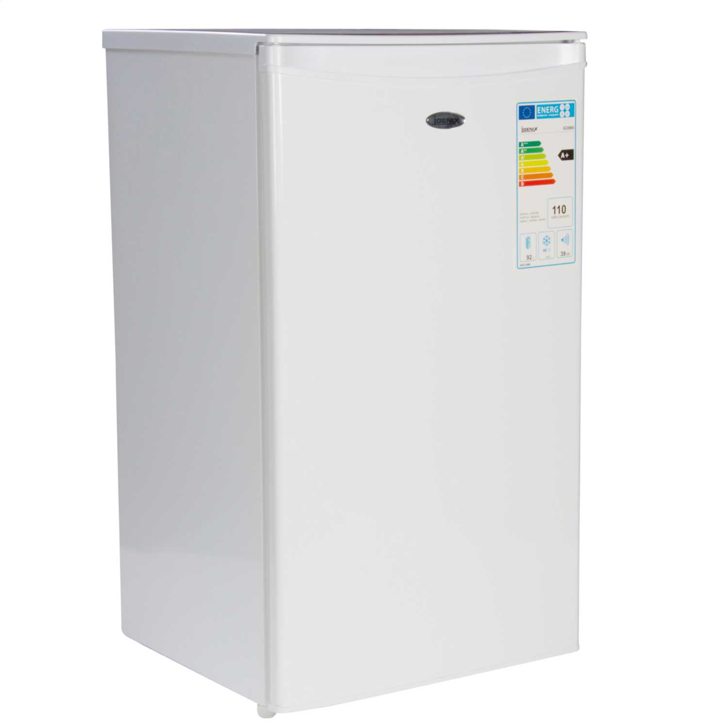 Igenix 92 Litre 48cm Under Counter Larder Fridge White (IG3960) CEF