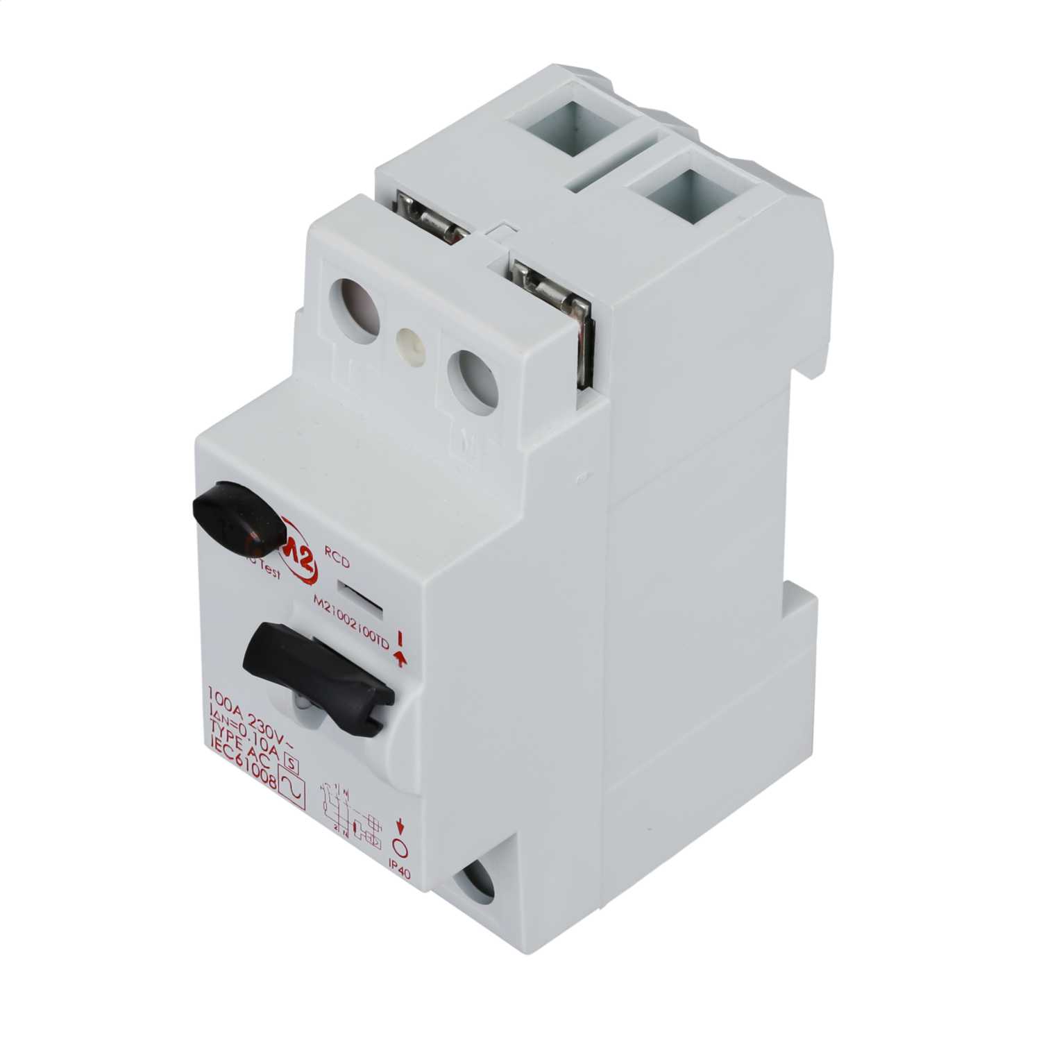 M2 100A 2 Pole 100mA Time Delay RCD (M21002100D) CEF