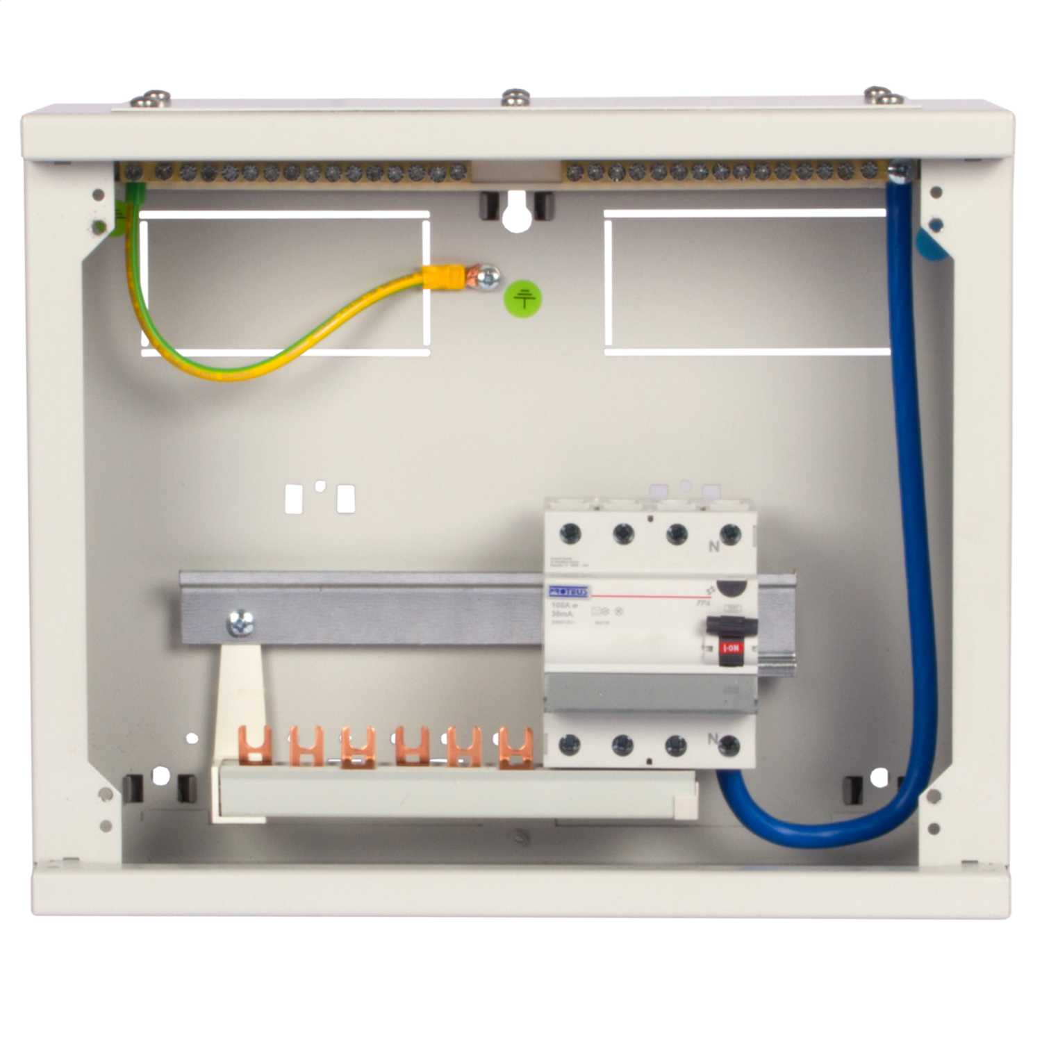 Proteus 2 Way TP+N Type A Distribution Board 100A 30mA 4P RCD (ABX2R30