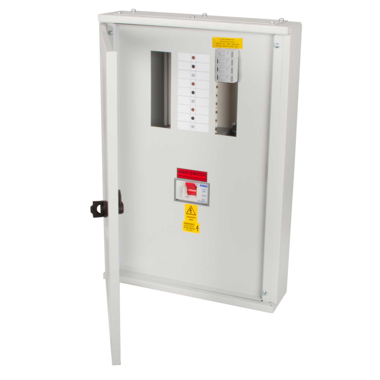 Proteus 5 Way TP+N Distribution Board with 200A and Type 1+2