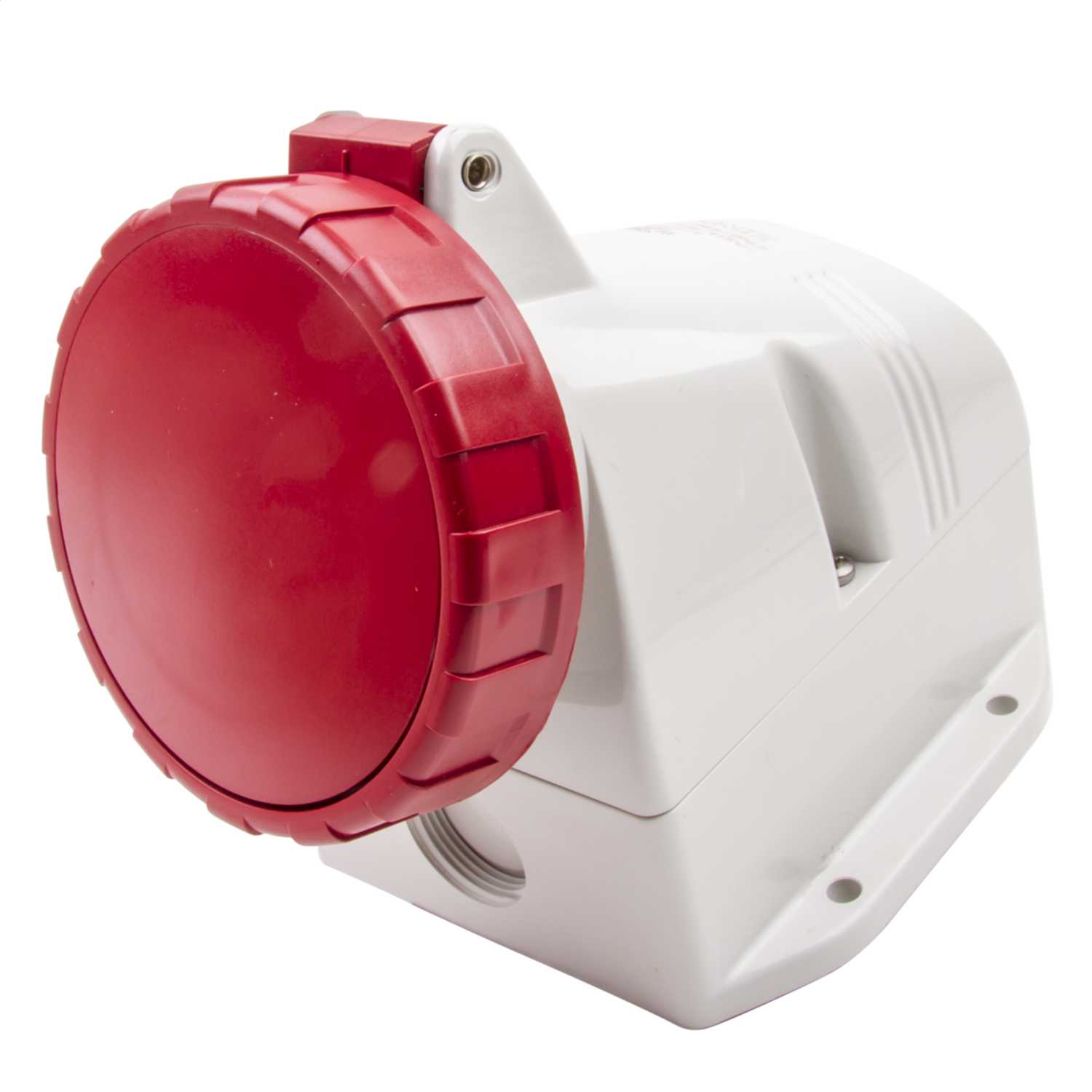 Scame Optima Top 16a 3pne 415v Wall Mounted Socket Ip67 Red 5181657t Cef 8450