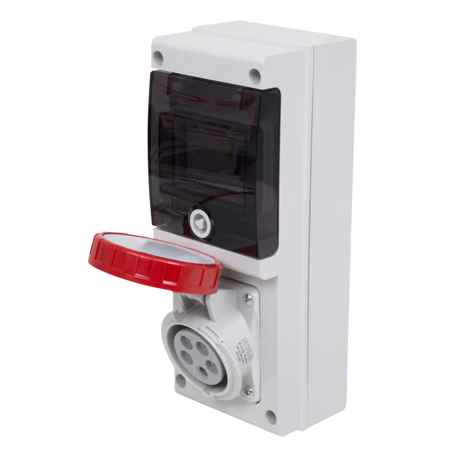 Scame BLOCK COMBIUNIT 16A 3P+ N + E 415V RCD Protected Socket IP66
