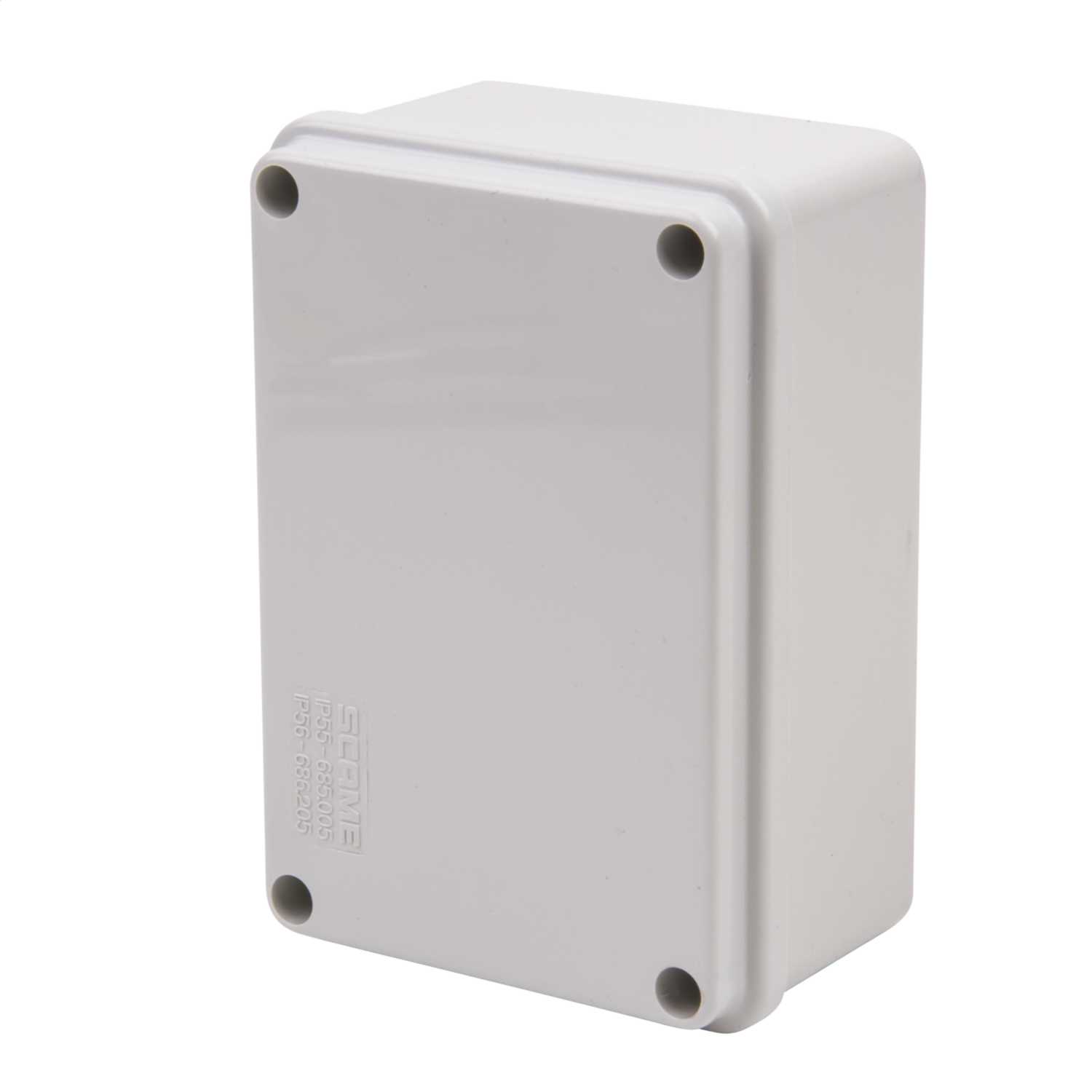 Scame 120mm x 80mm x 50mm PVC Adaptable Box Grey IP56 (686.205) | CEF