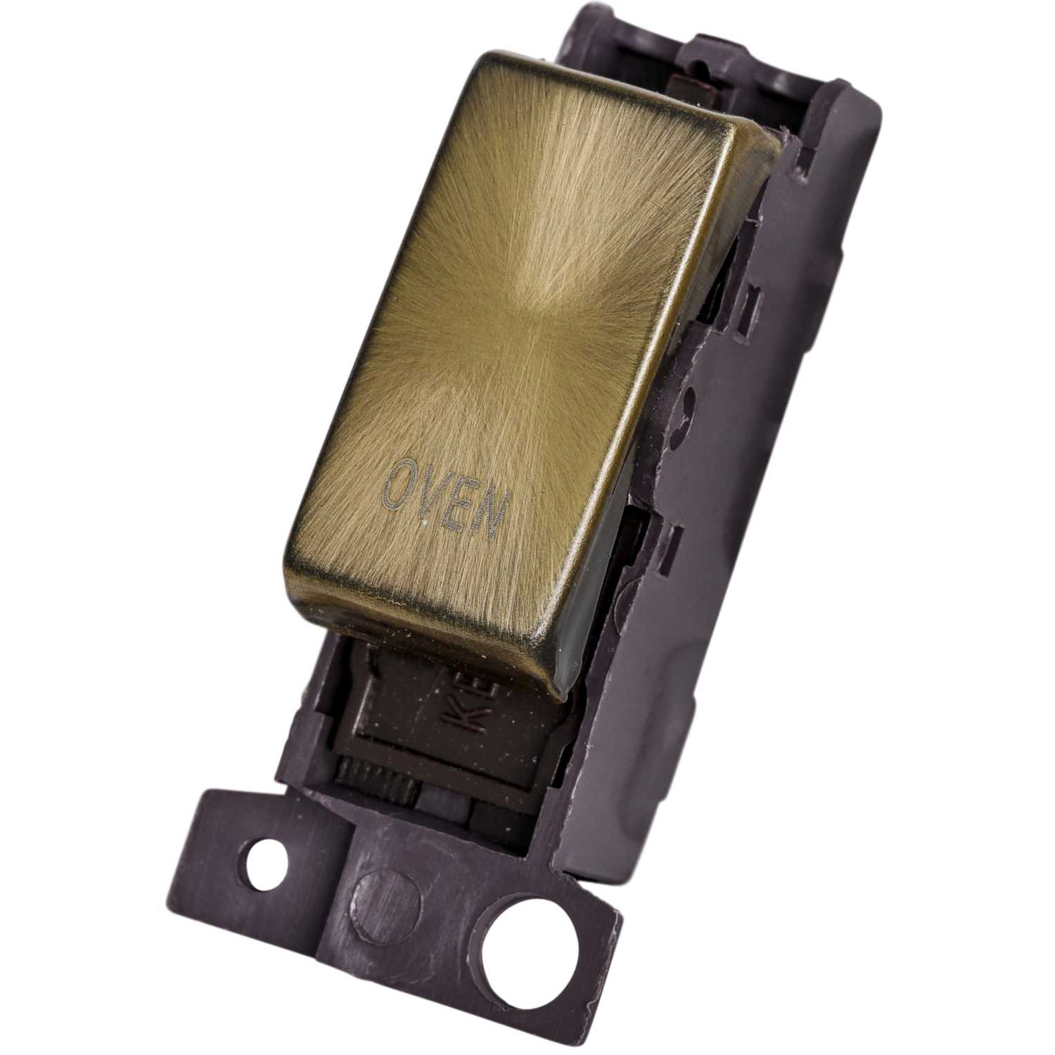 Scolmore Click Mini Grid 10A Double Pole Switch Module marked Oven