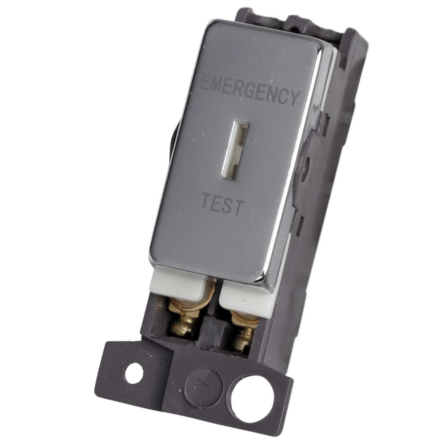 Scolmore Click Mini Grid 10A Double Pole Key Switch Module marked ...