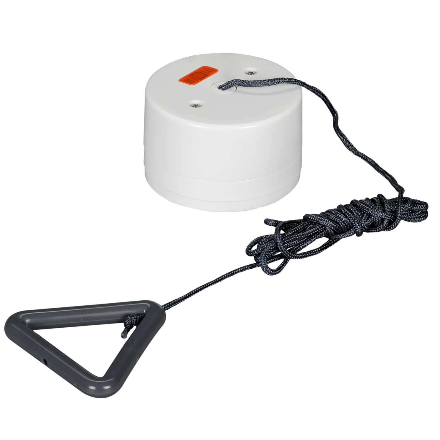 Scolmore Click Part M 16A DP Ceiling Pull Cord Switch with Neon Grey