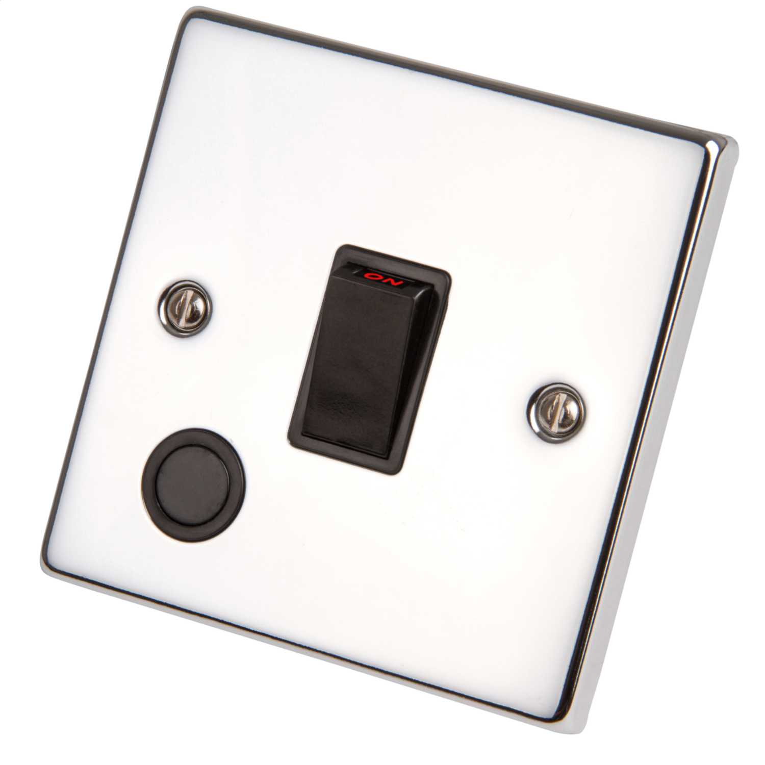 Scolmore Click Deco 20A DP Switch with Flex Outlet Black Insert