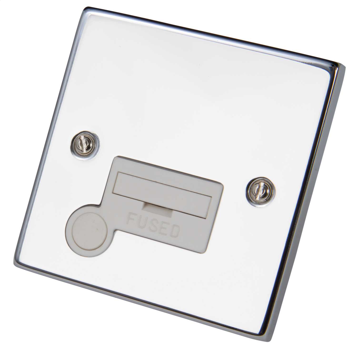 Scolmore Click Deco 13A Unswitched Fused Spur with Flex Outlet White ...